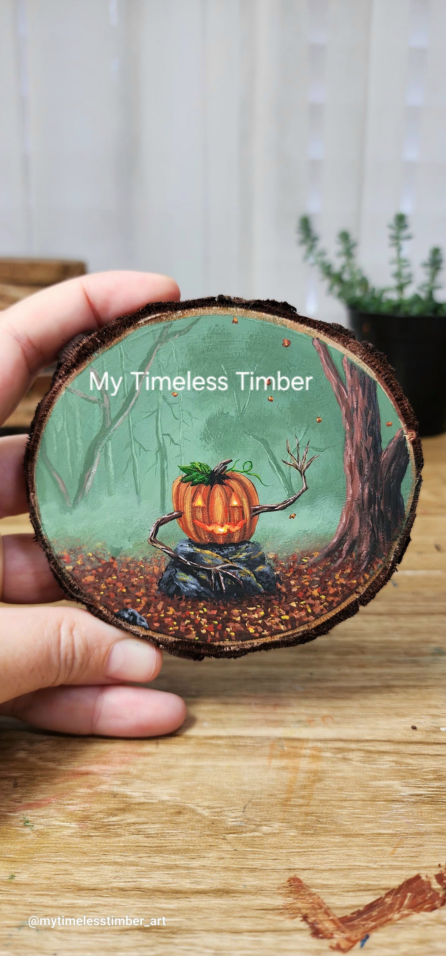 "Deep in the Forest Waits the Jack-o-lantern"