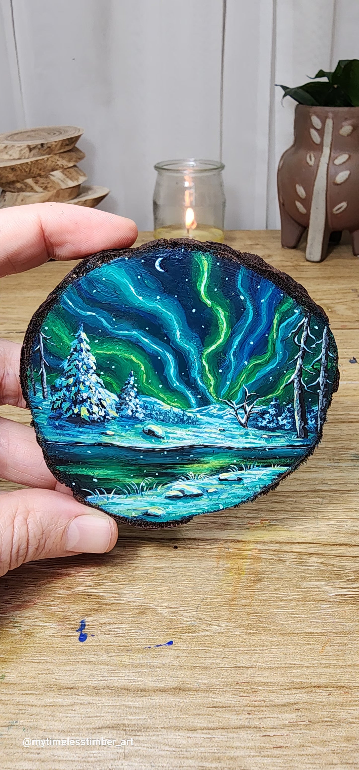 "Aurora Lights Dance in the Sky"