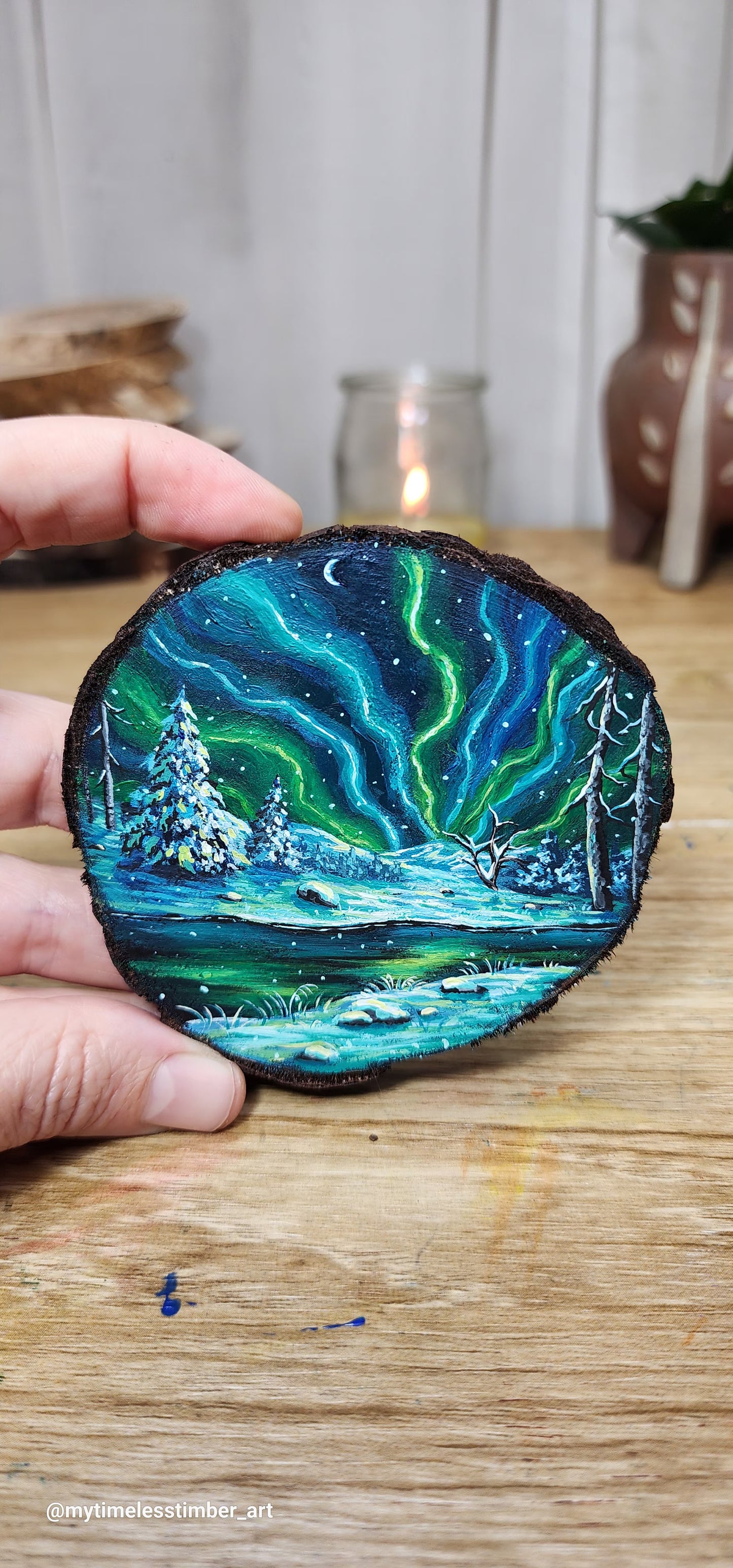 "Aurora Lights Dance in the Sky"