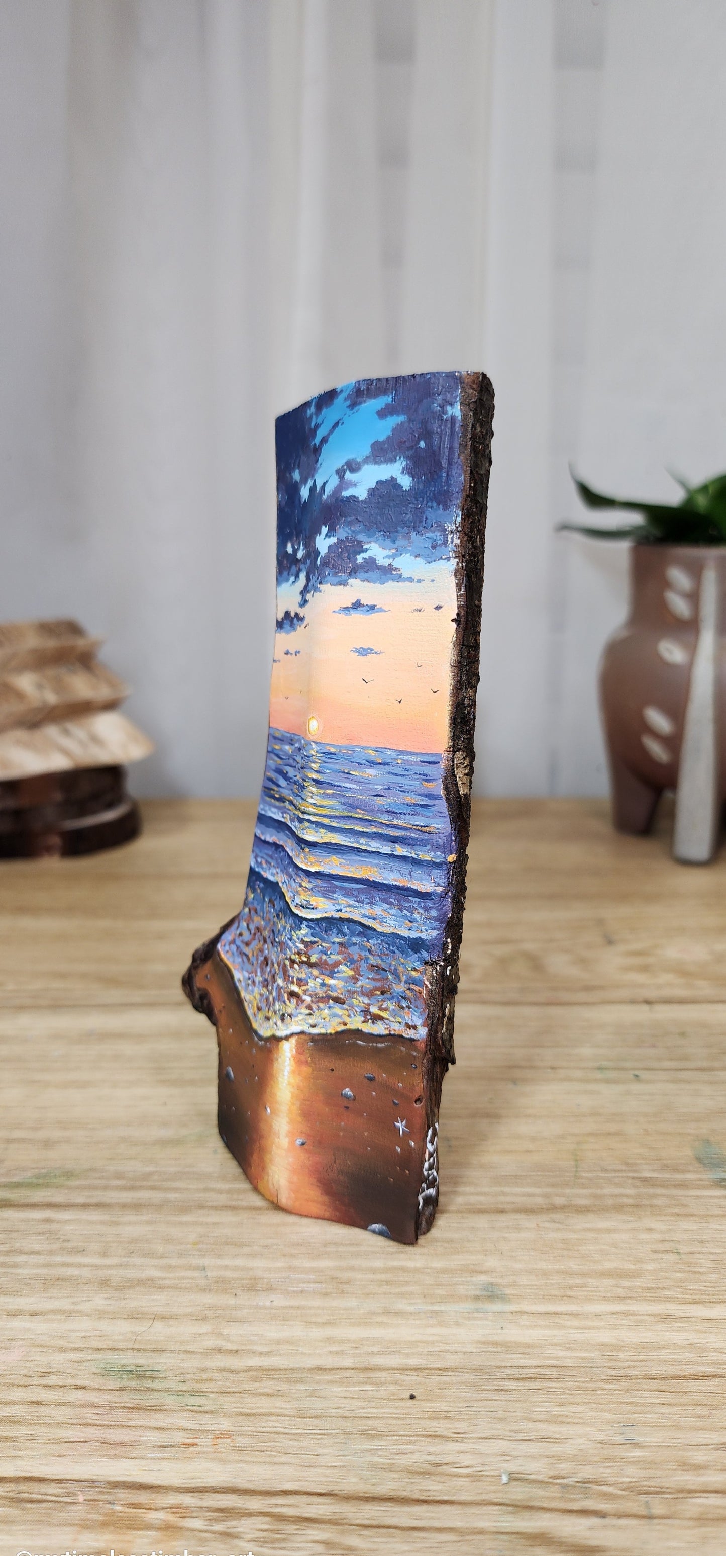 "Sunset Glows in the Sand"