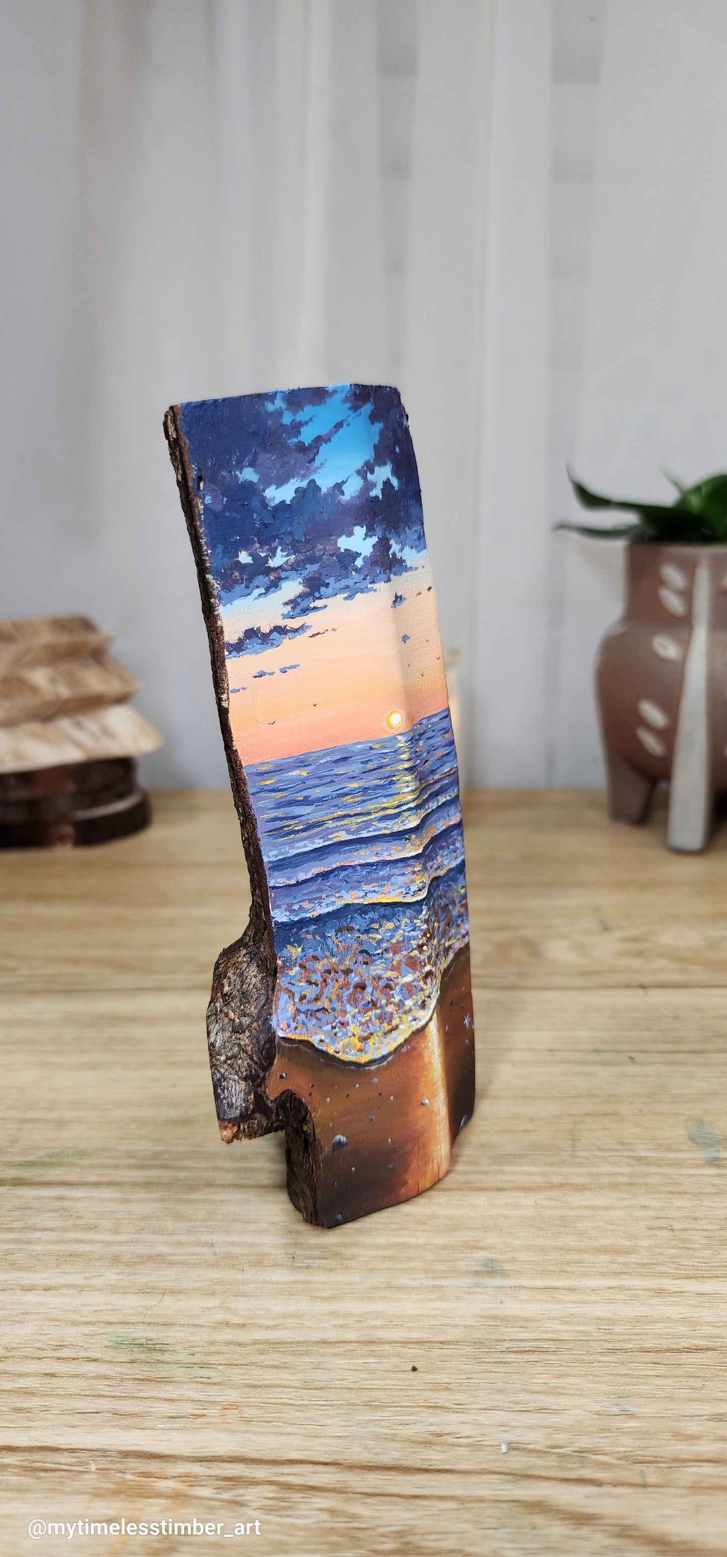 "Sunset Glows in the Sand"