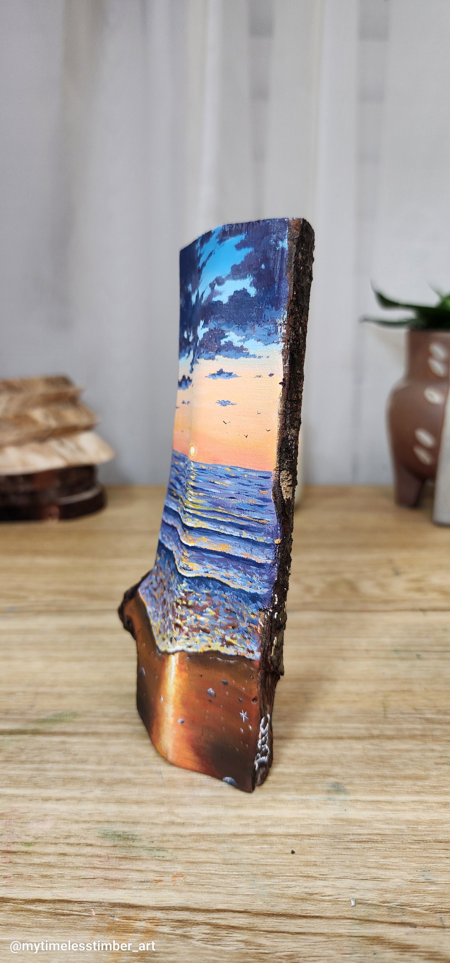 "Sunset Glows in the Sand"