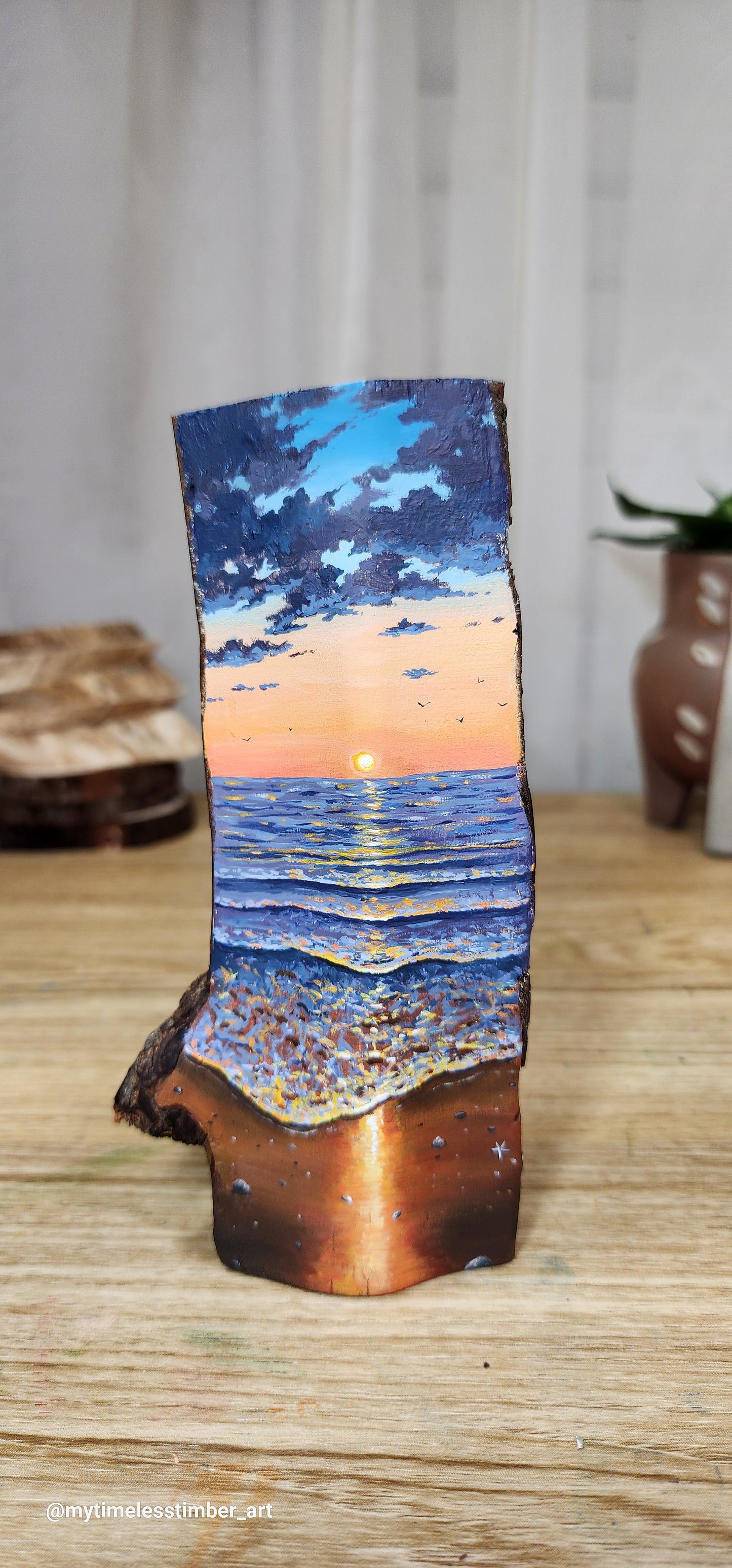 "Sunset Glows in the Sand"