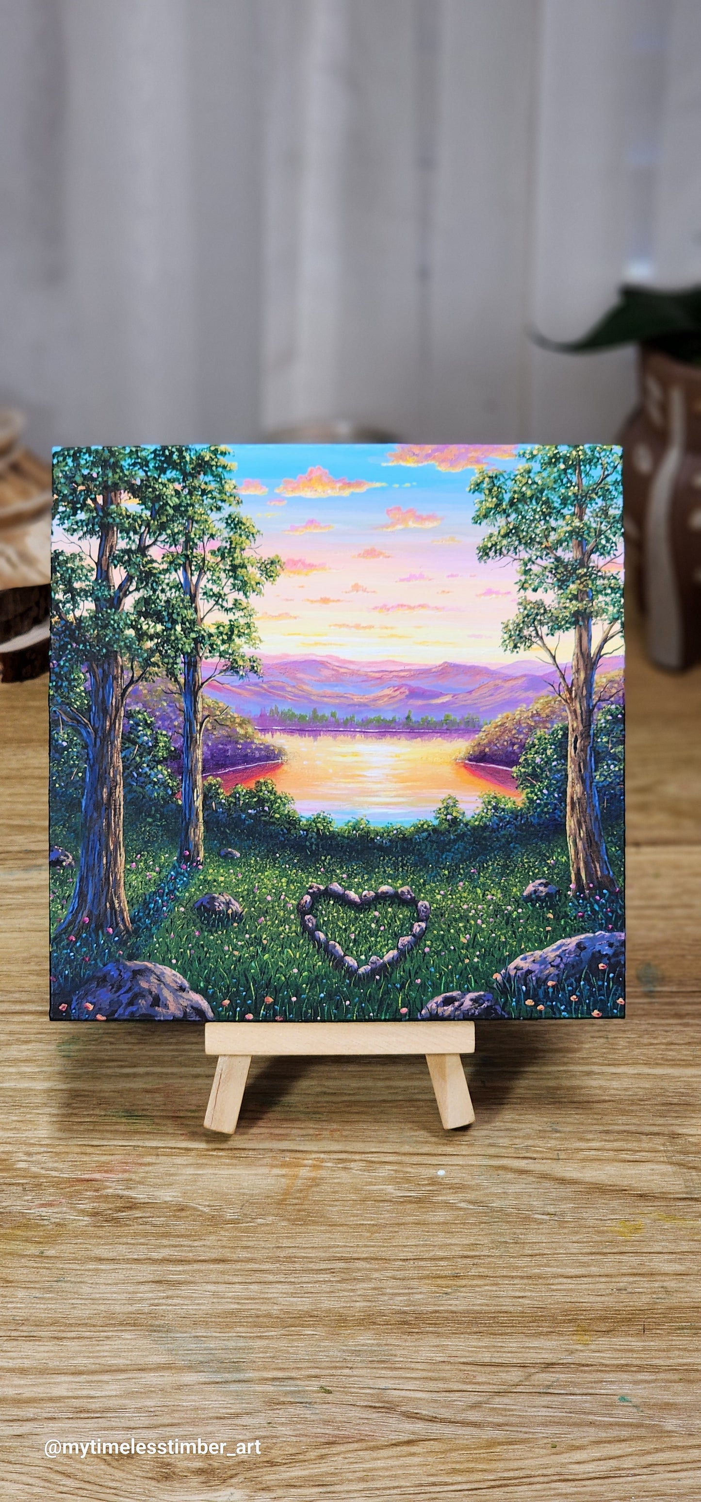 "Across the Lake is the Heart of Stones"
