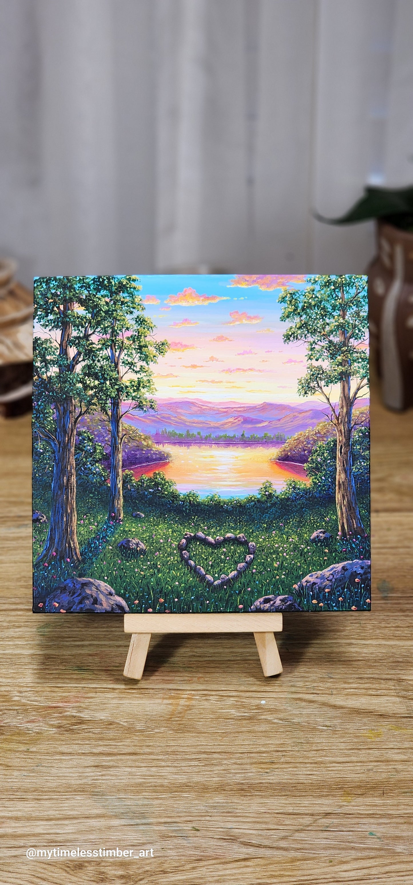 "Across the Lake is the Heart of Stones"
