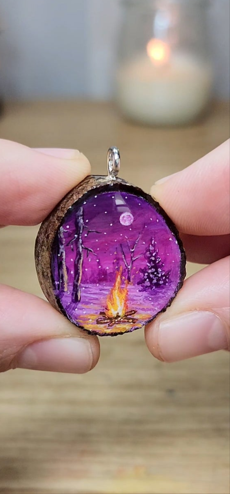 "Warm Fire in the Snow"
