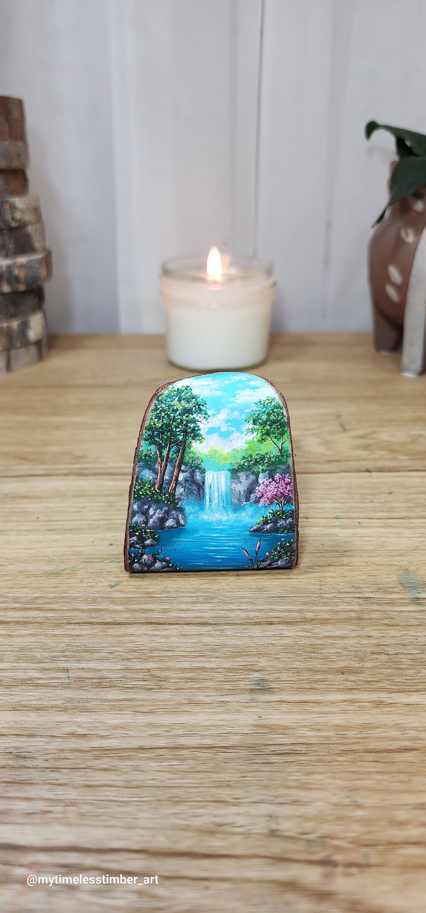 "Waterfall in the Spring"