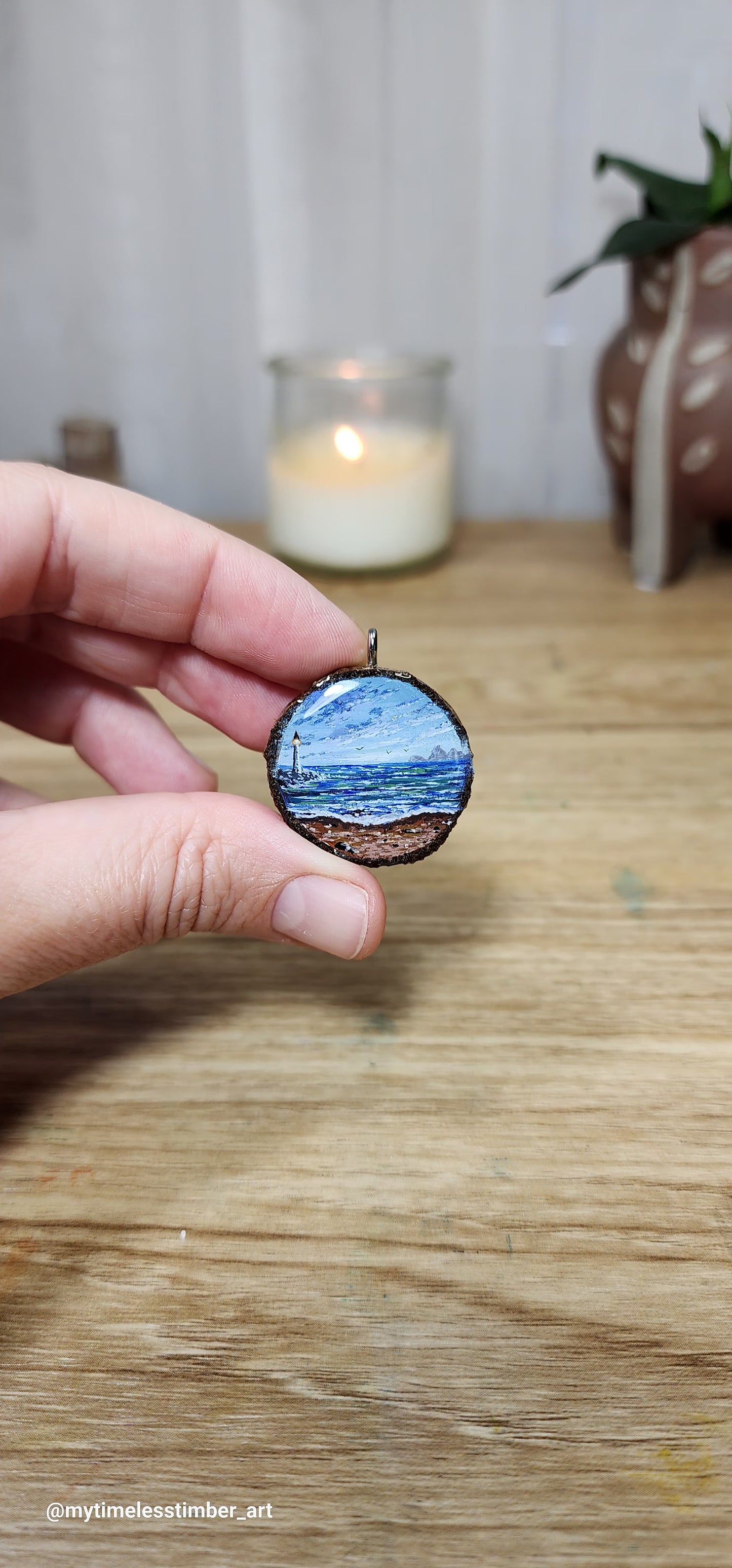"Grey Skies Over the Lighthouse"