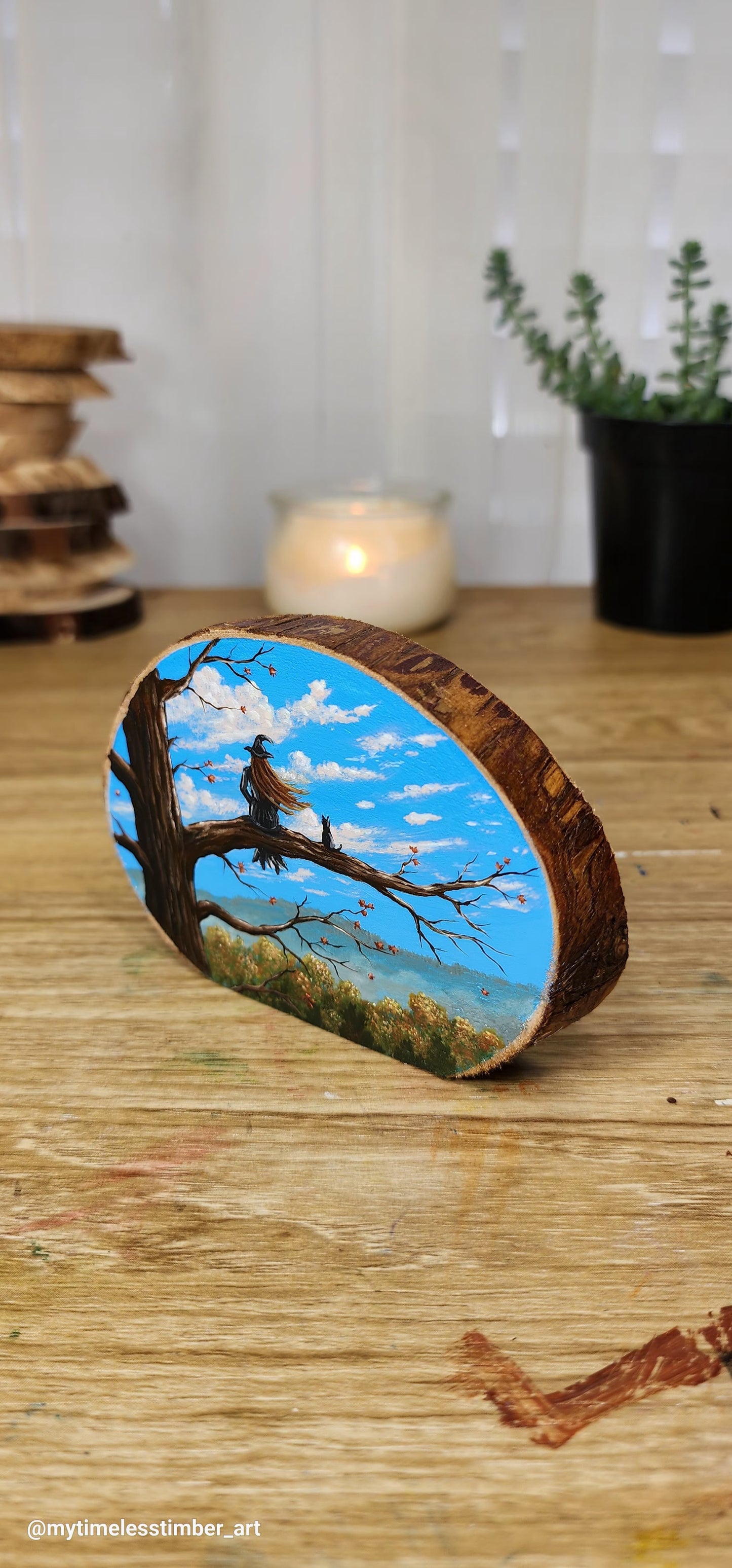 "Windy Day High in the Trees"