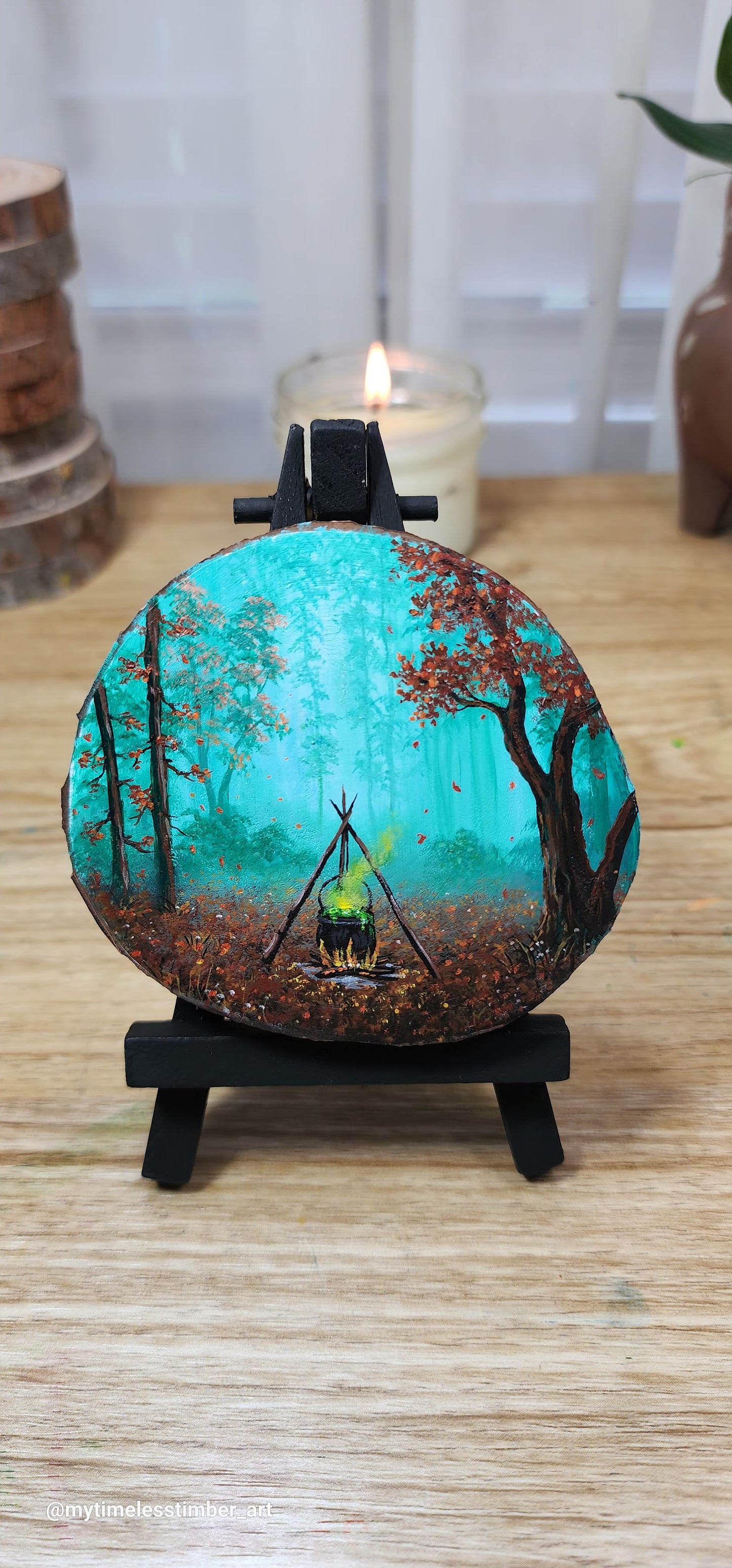 "Leaves Fall as the Cauldron Bubbles"