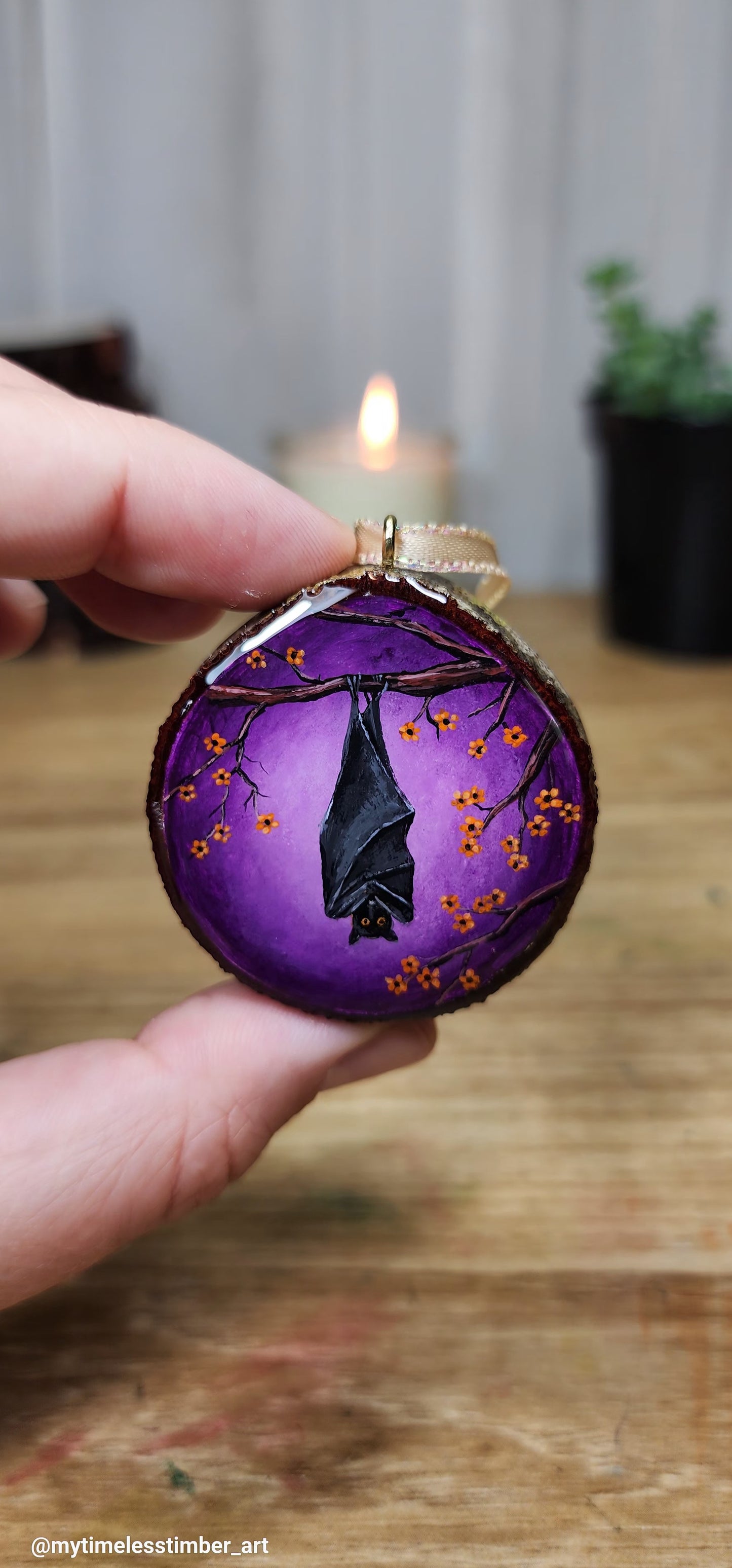 "The Bat Hangs Amongst the Orange Blossoms"