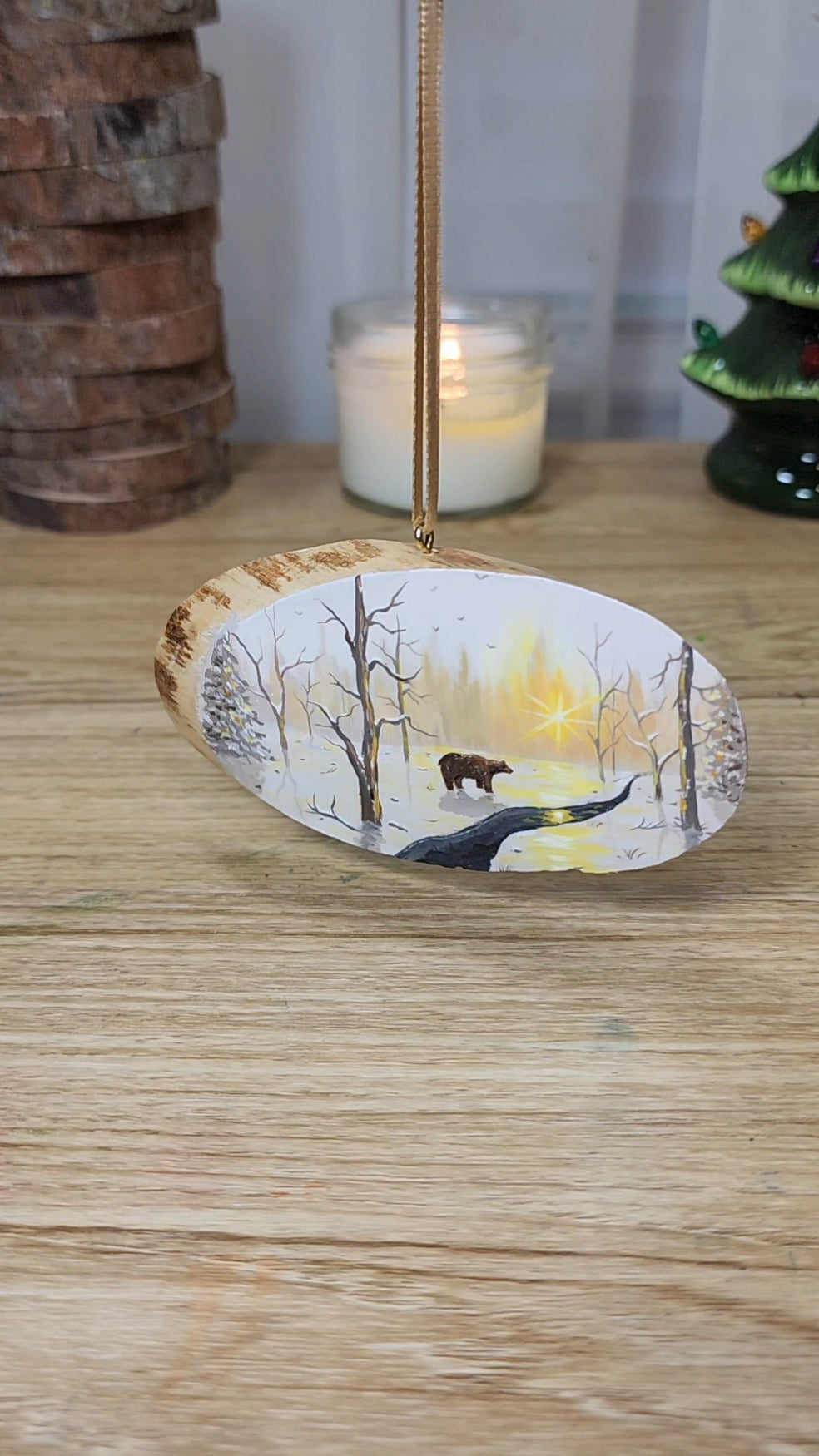 "The Bear Walks Towards the Cold Stream"