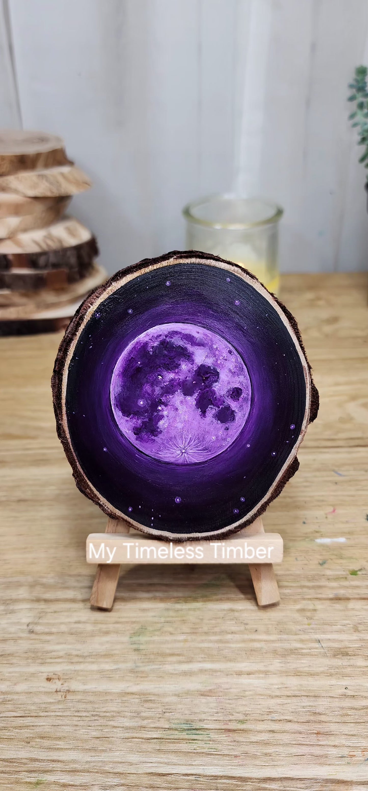 "Purple Glow of the Full Moon"