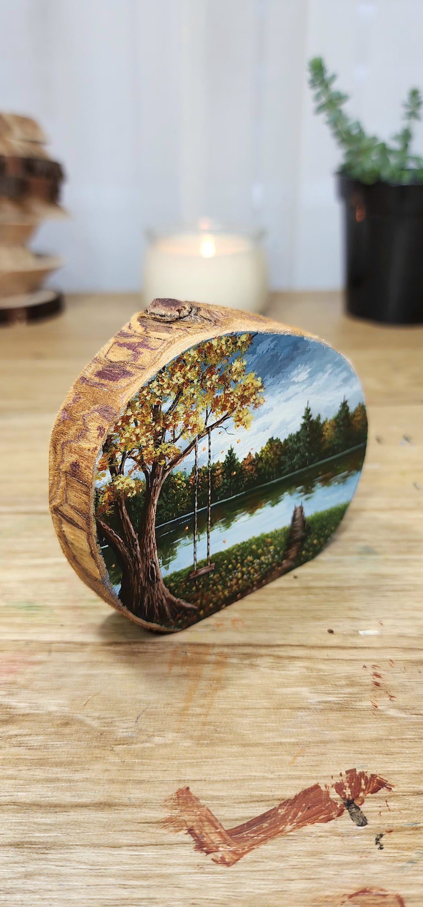 "An Autumn Day at the Lake"