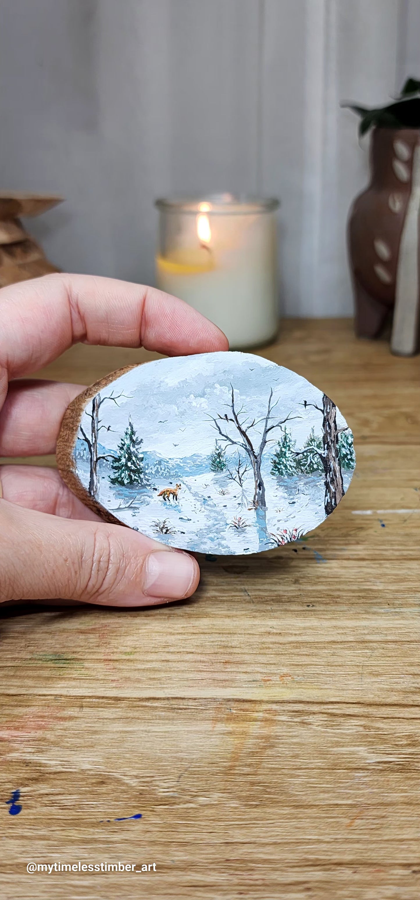 "The Fox Walks Through Thick Snow"