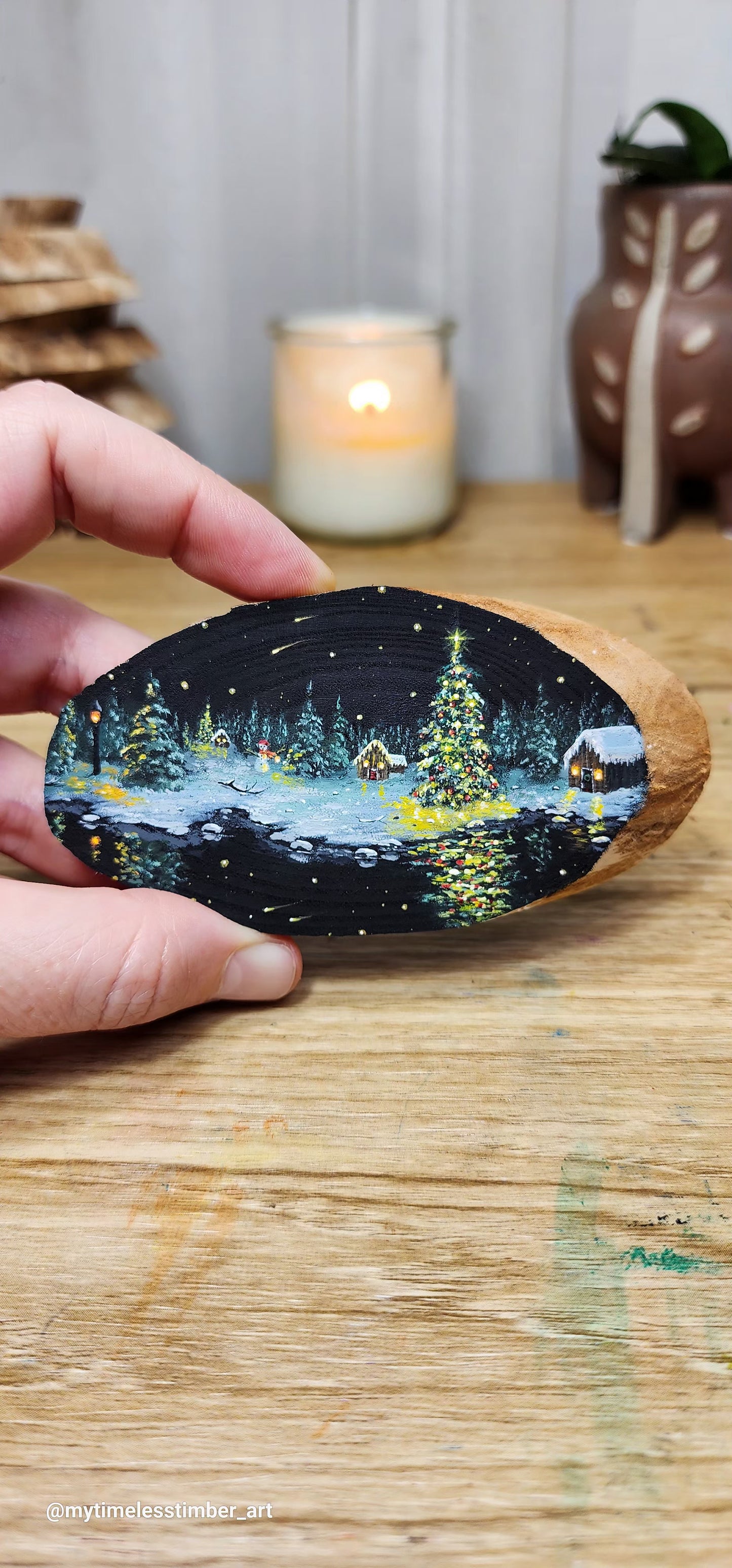"Shooting Stars and Christmas Lights"