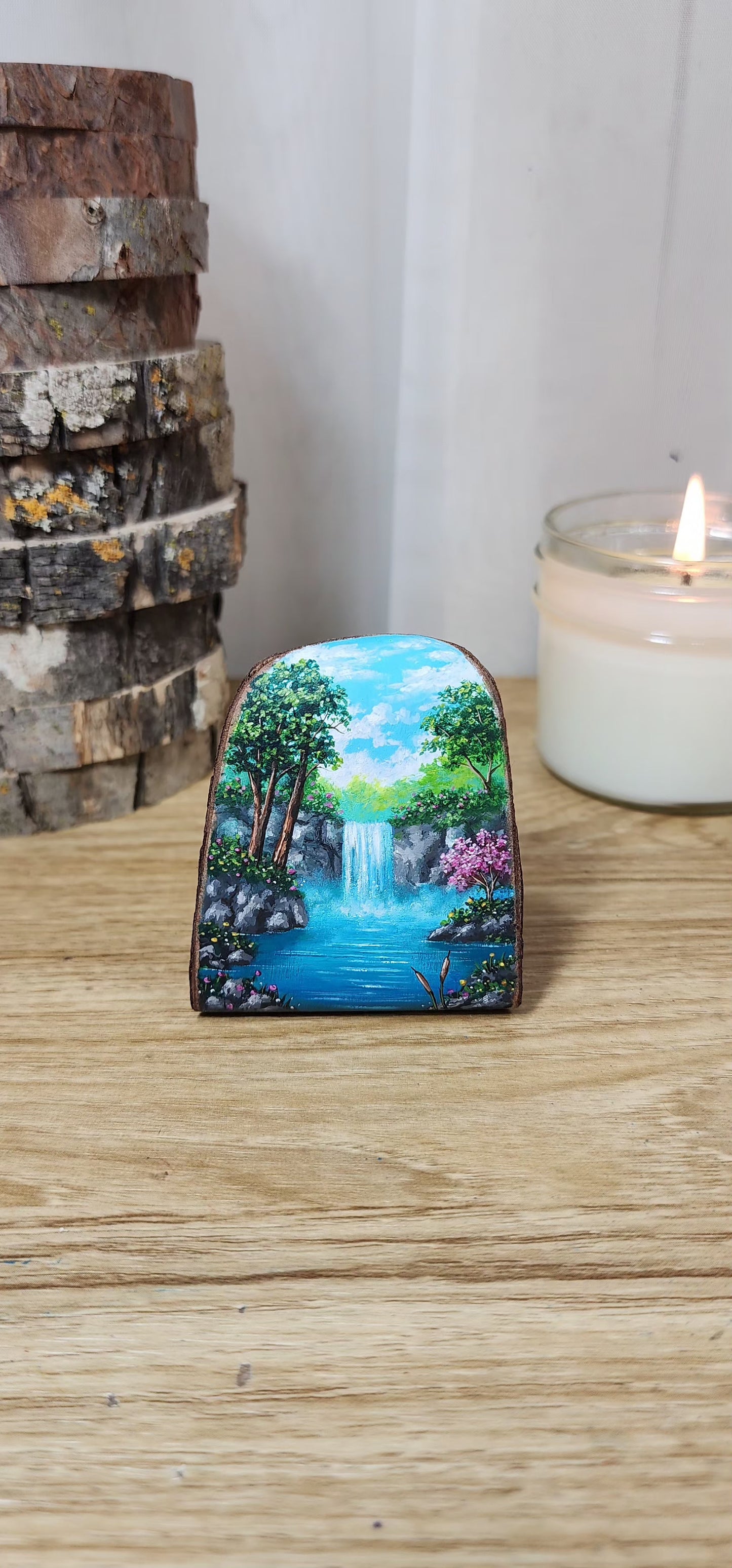 "Waterfall in the Spring"