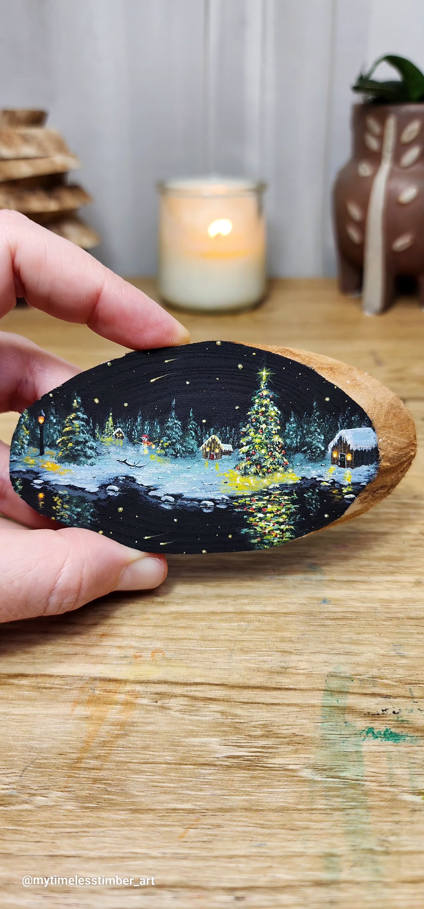 "Shooting Stars and Christmas Lights"