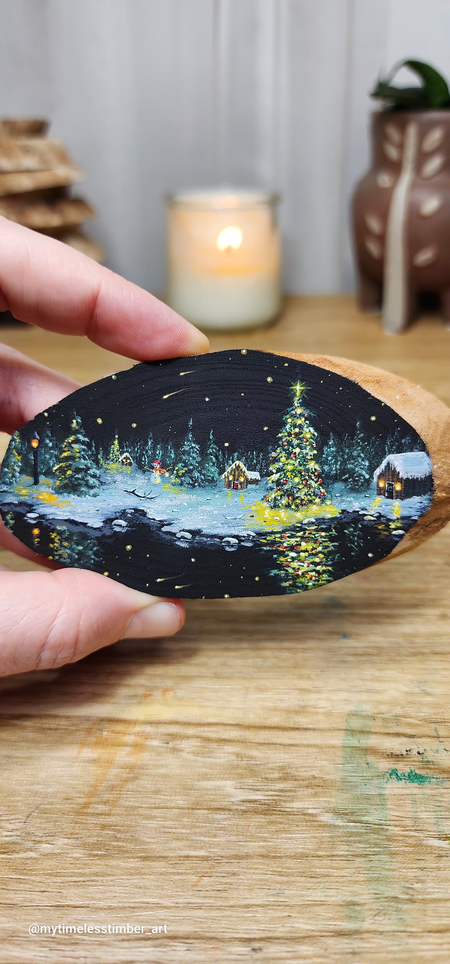 "Shooting Stars and Christmas Lights"