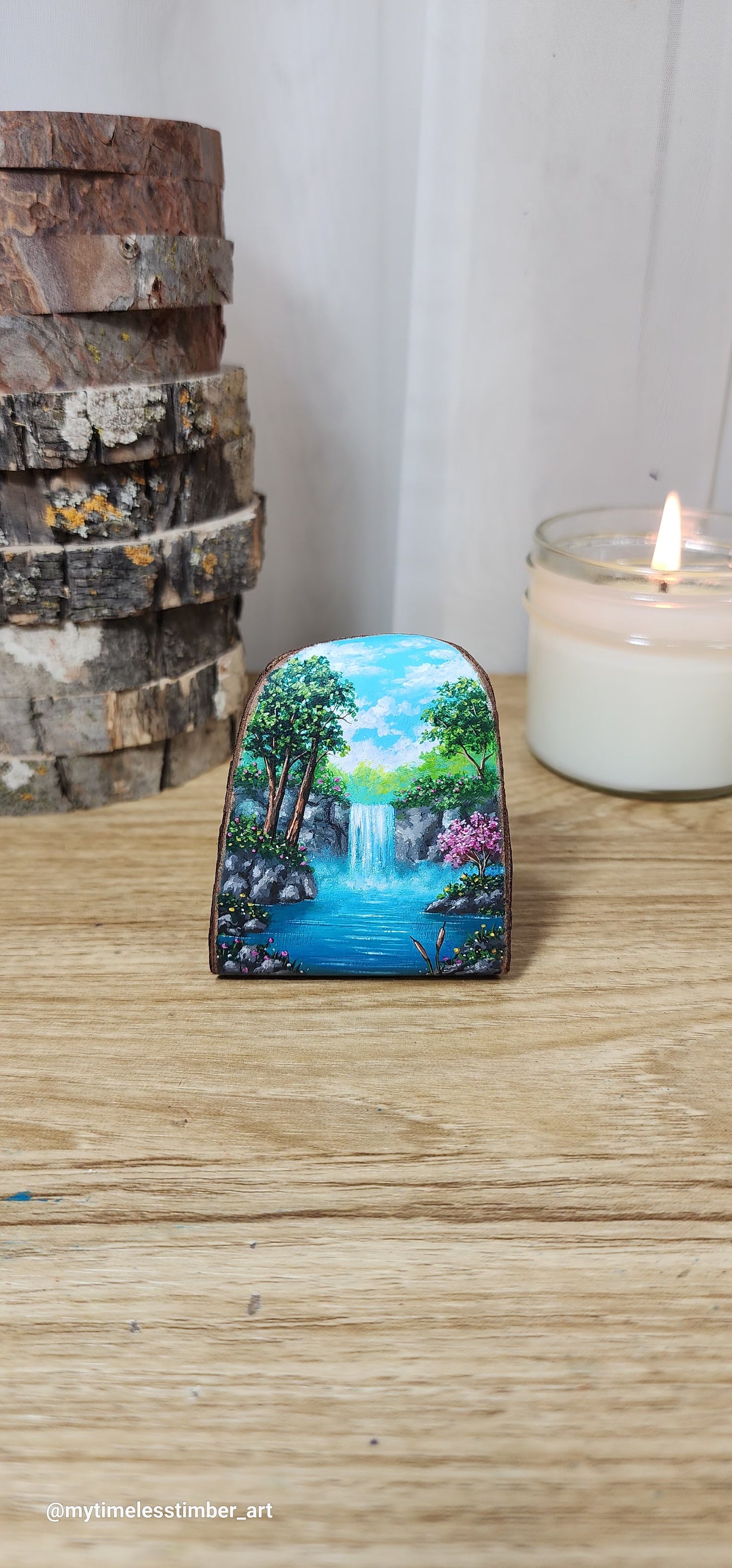"Waterfall in the Spring"