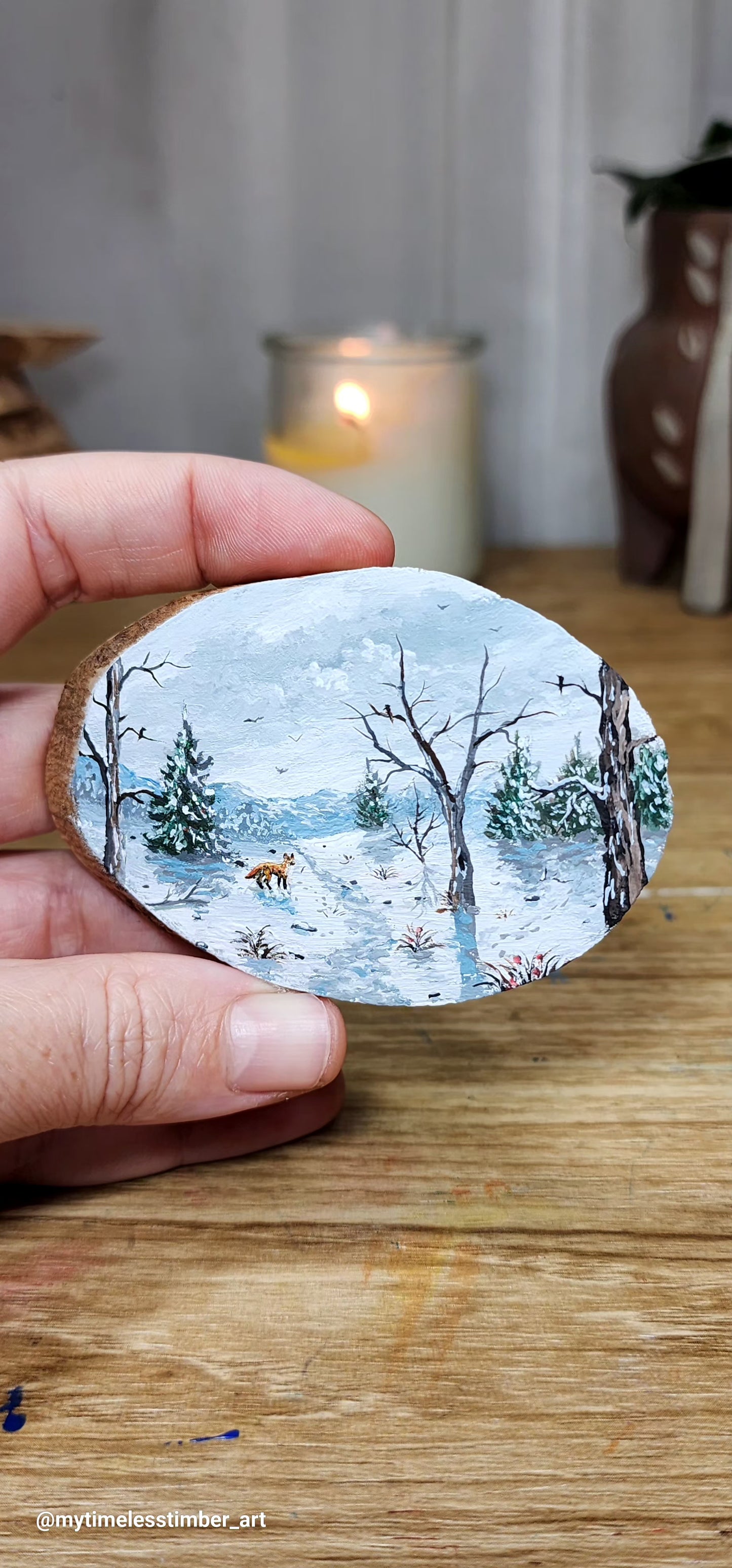 "The Fox Walks Through Thick Snow"