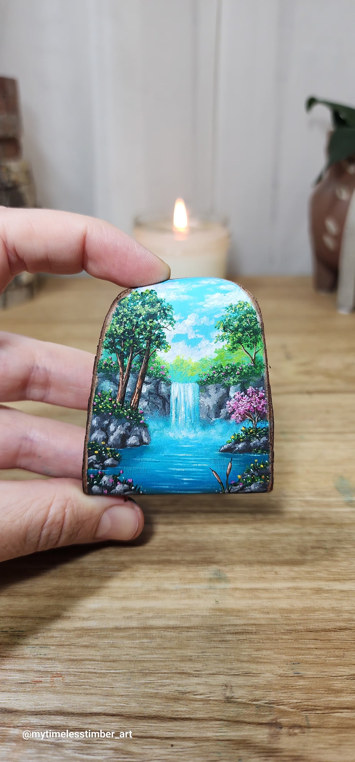 "Waterfall in the Spring"
