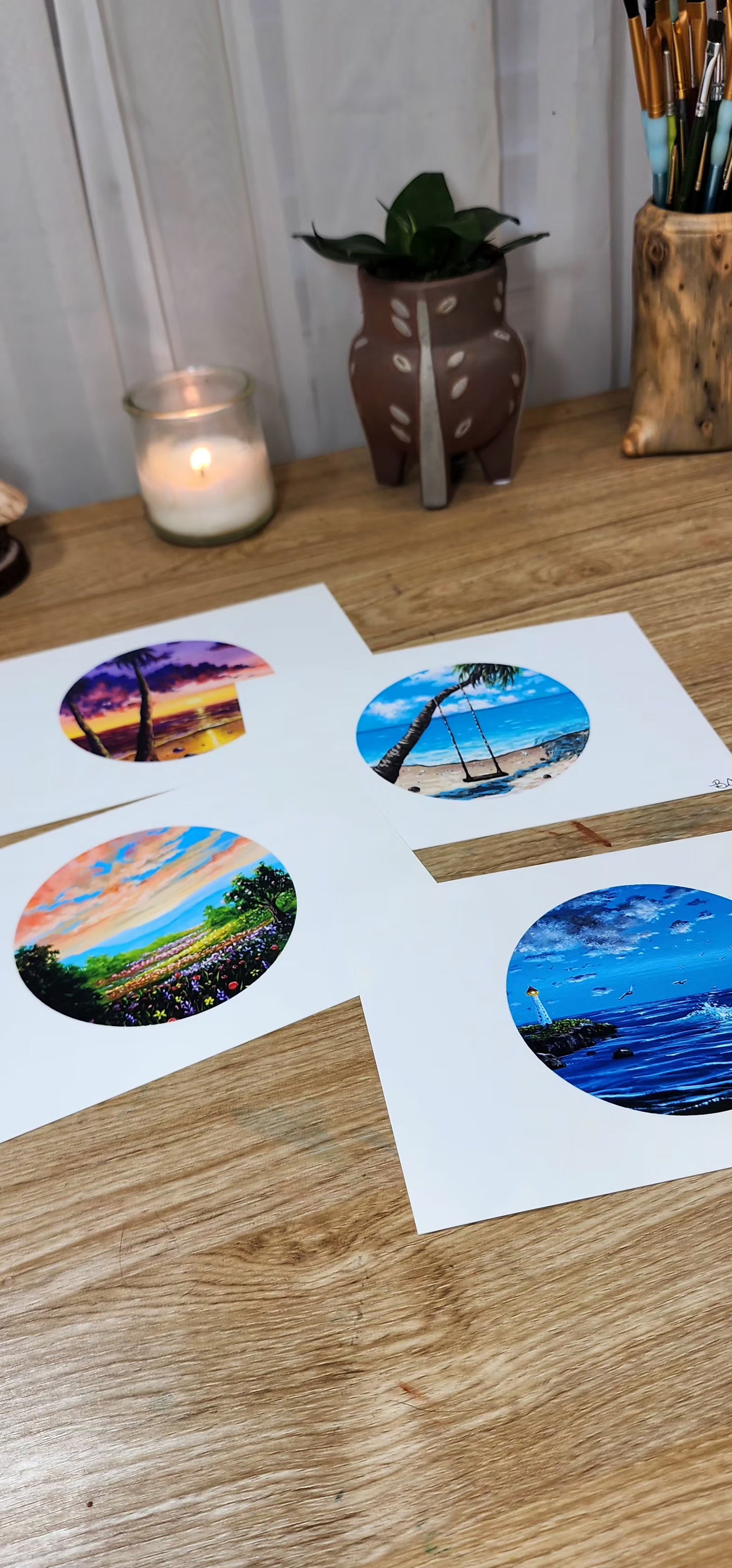 Summer and Spring Pack of 4(5X7)