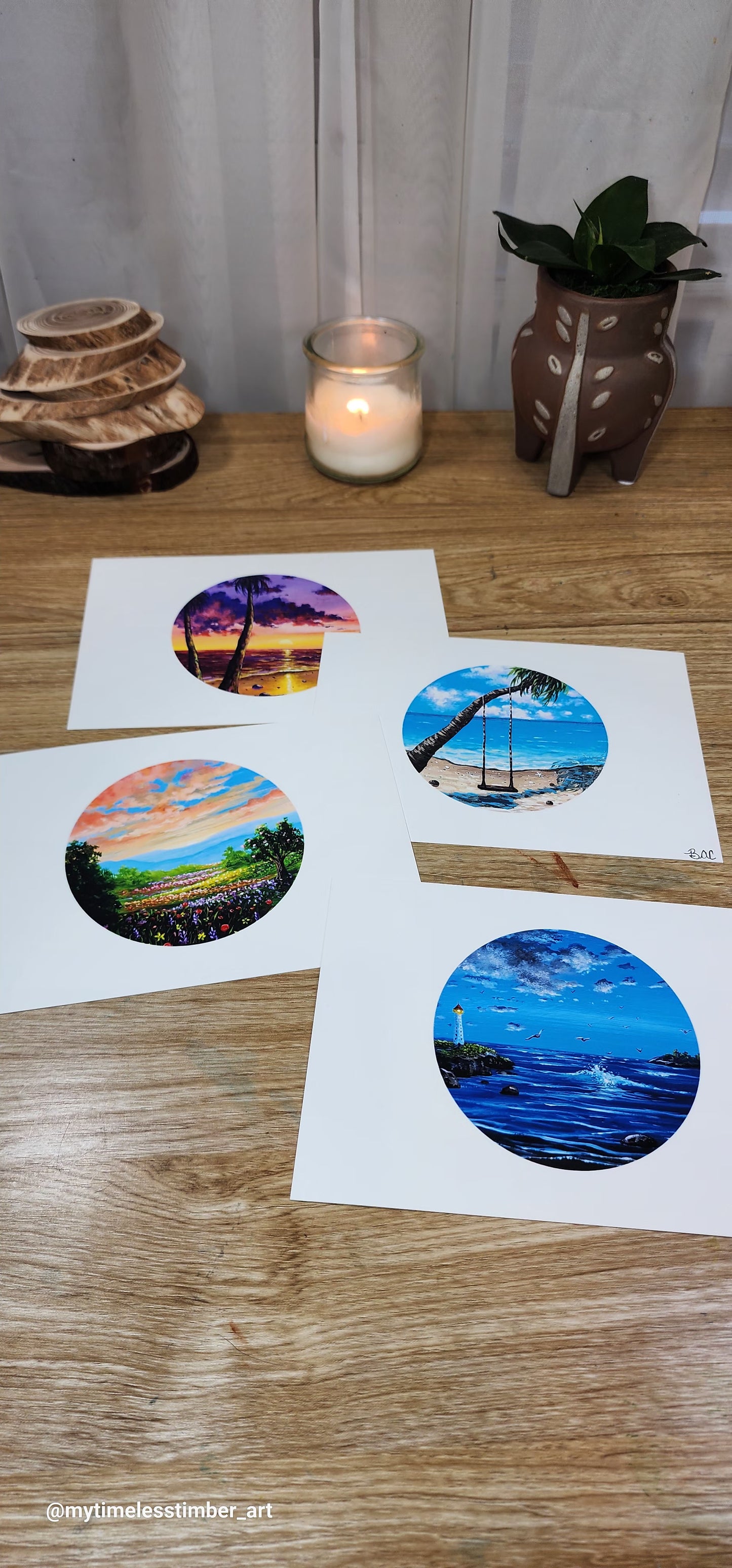 Summer and Spring Pack of 4(5X7)