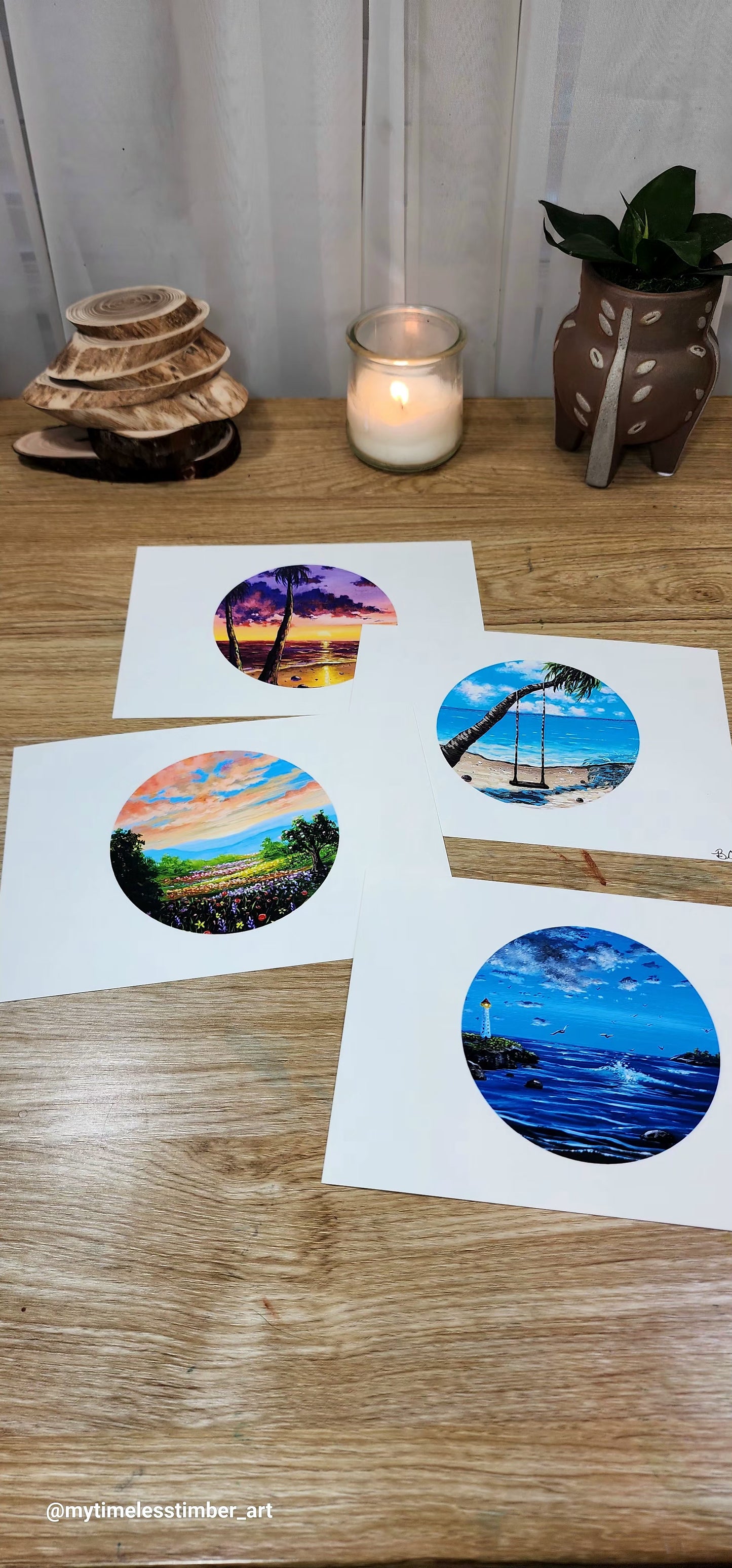 Summer and Spring Pack of 4(5X7)