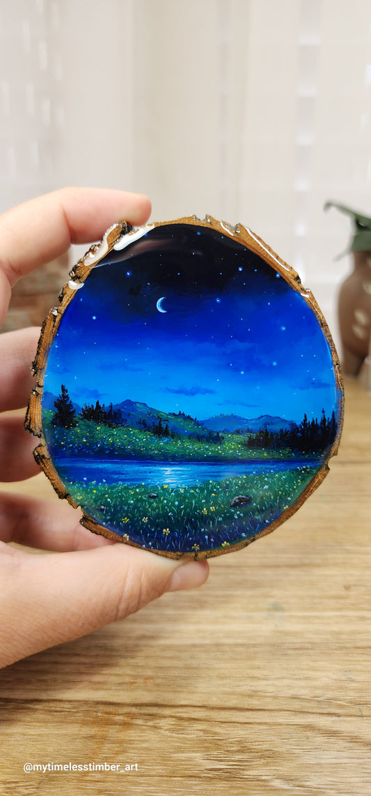 "Crescent Moon Over the Hills"