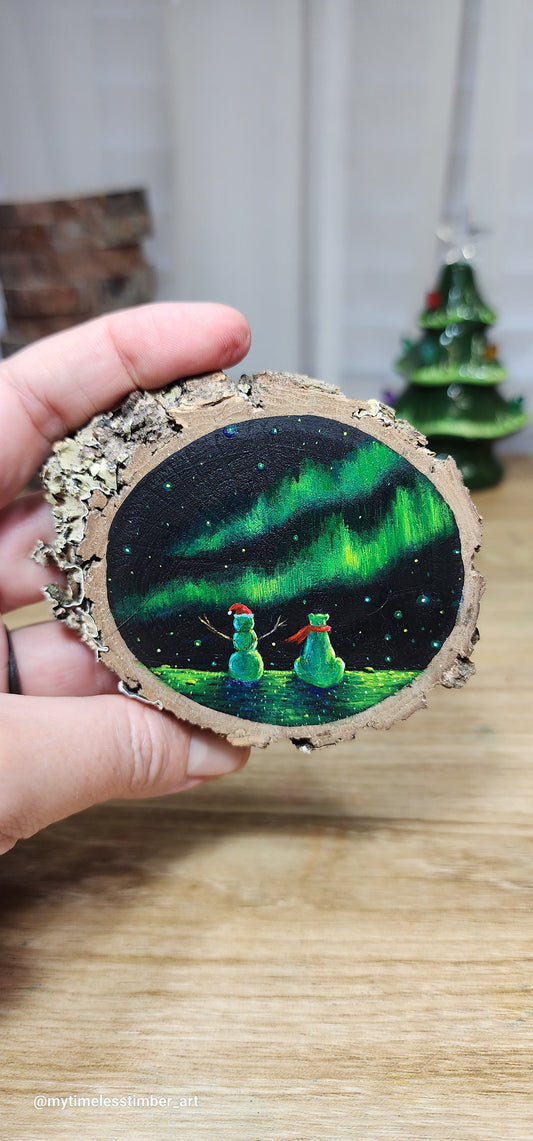 "Enjoying the Auroras"