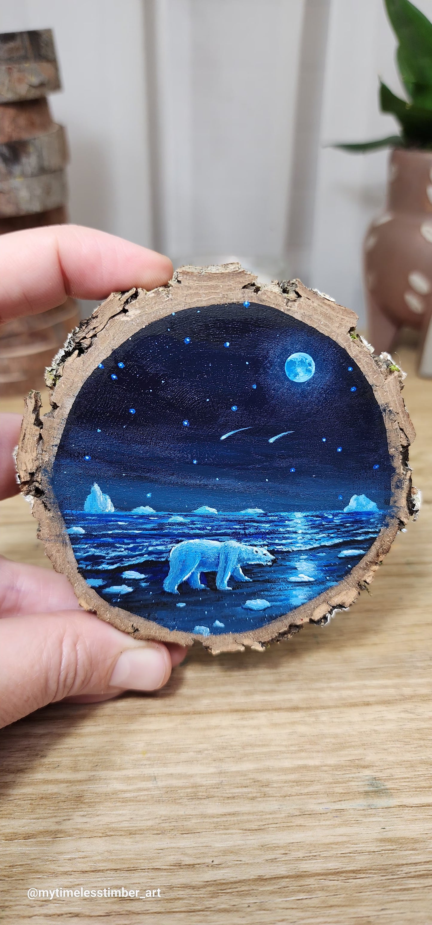 "A Walk Along the Icy Beach"