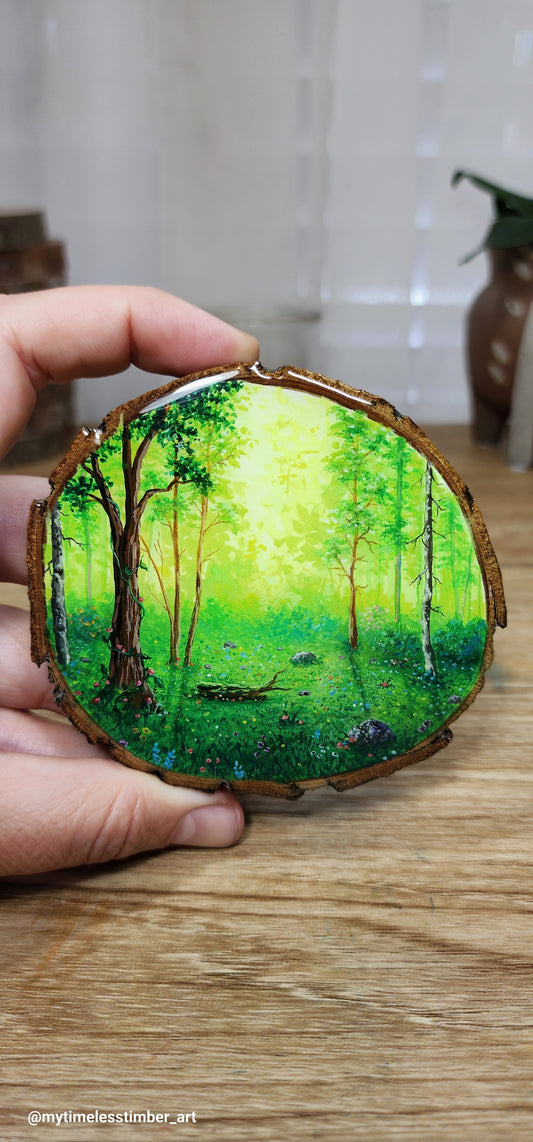 "Flowers in the Emerald Forest"