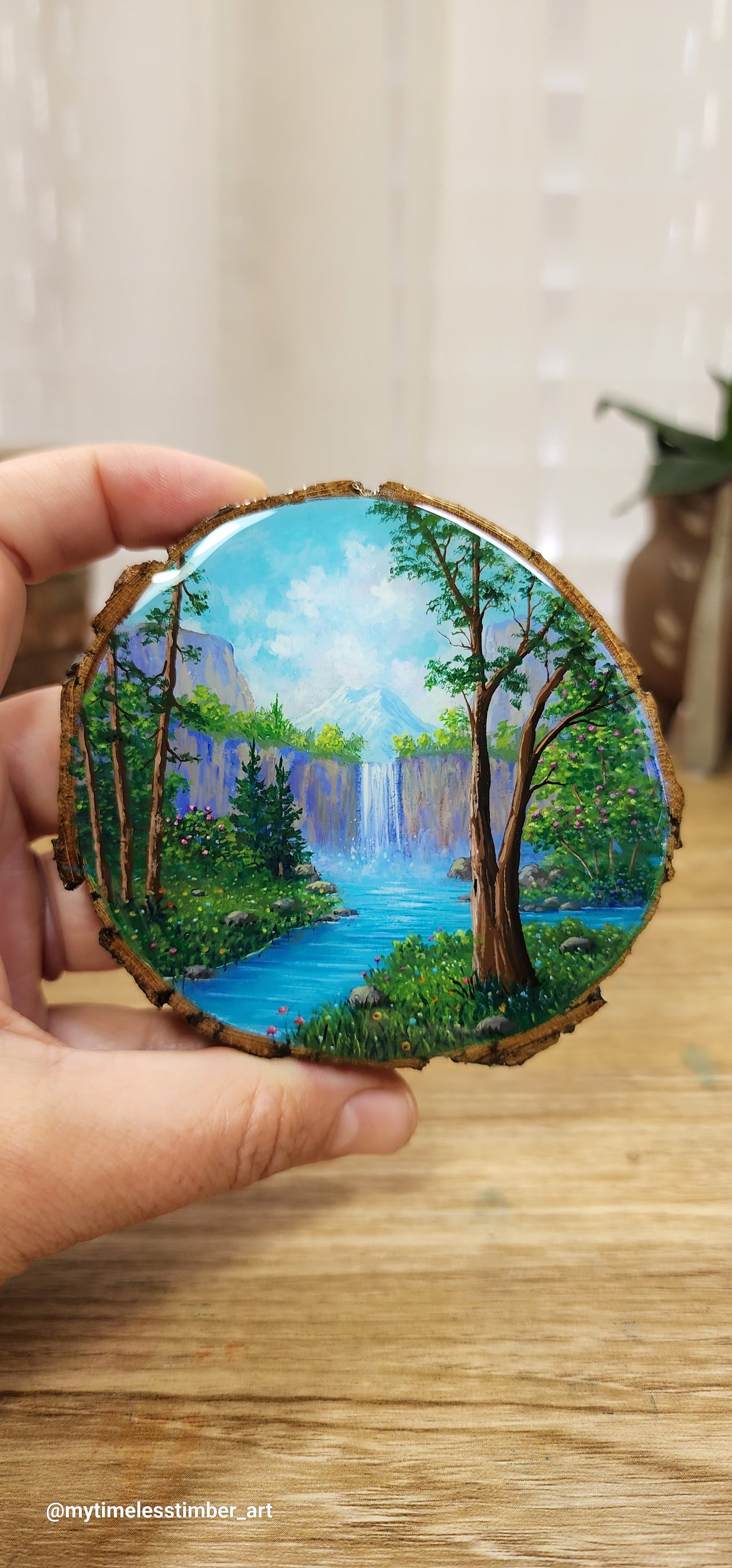 "Spring Day by the Stream