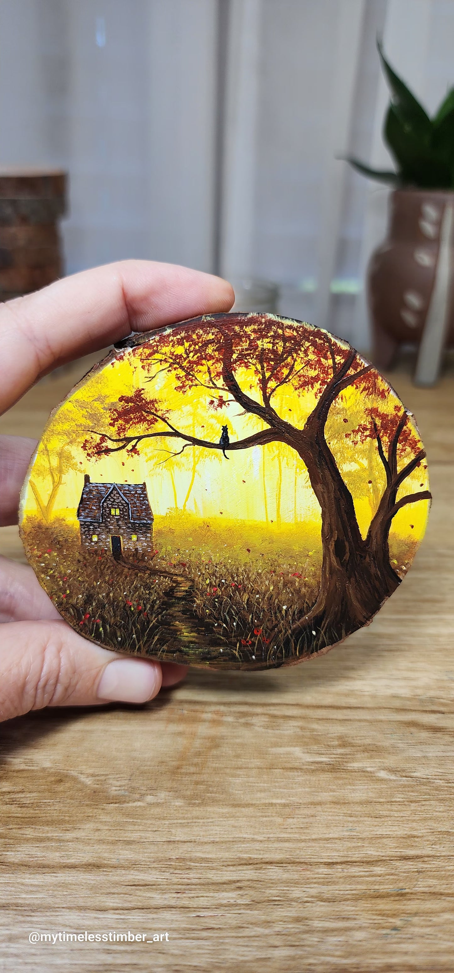 "The Cat Watches the Cabin"