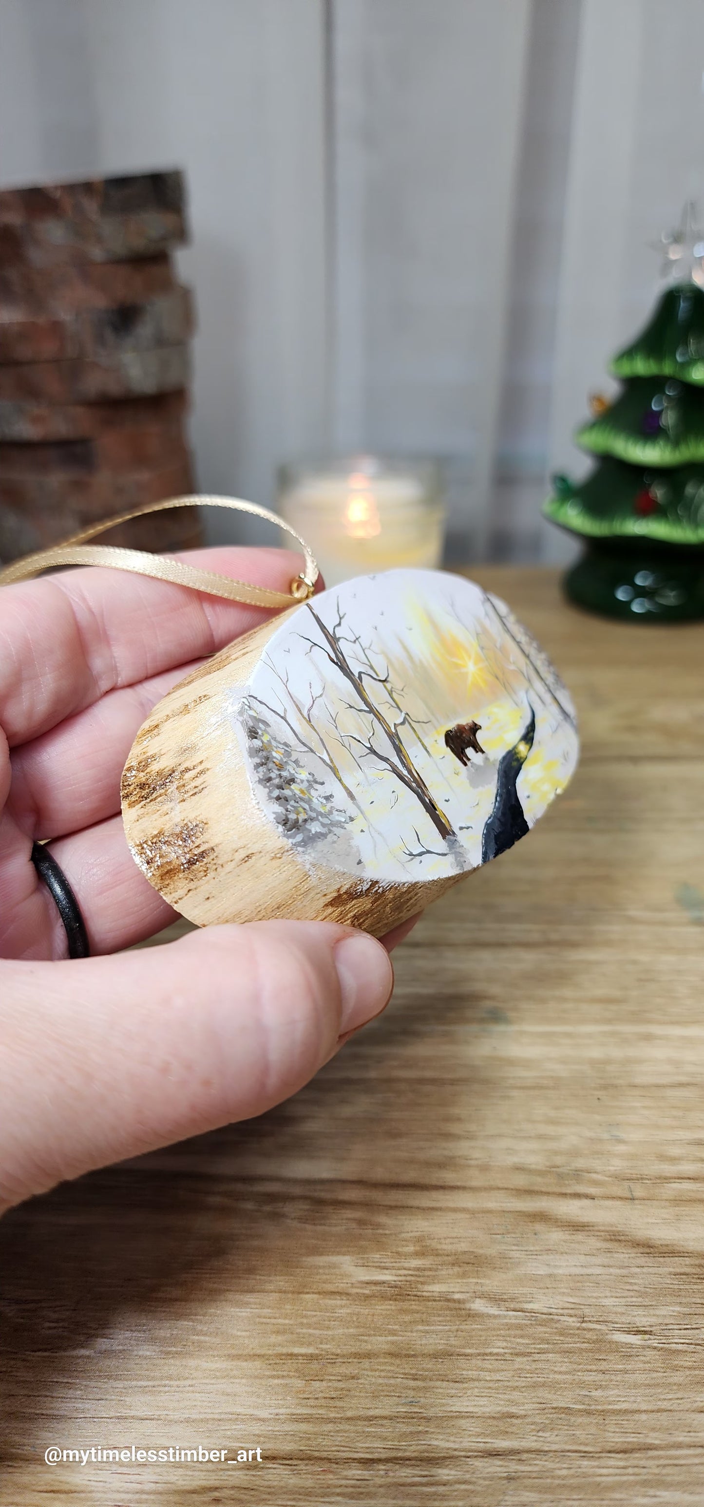 "The Bear Walks Towards the Cold Stream"