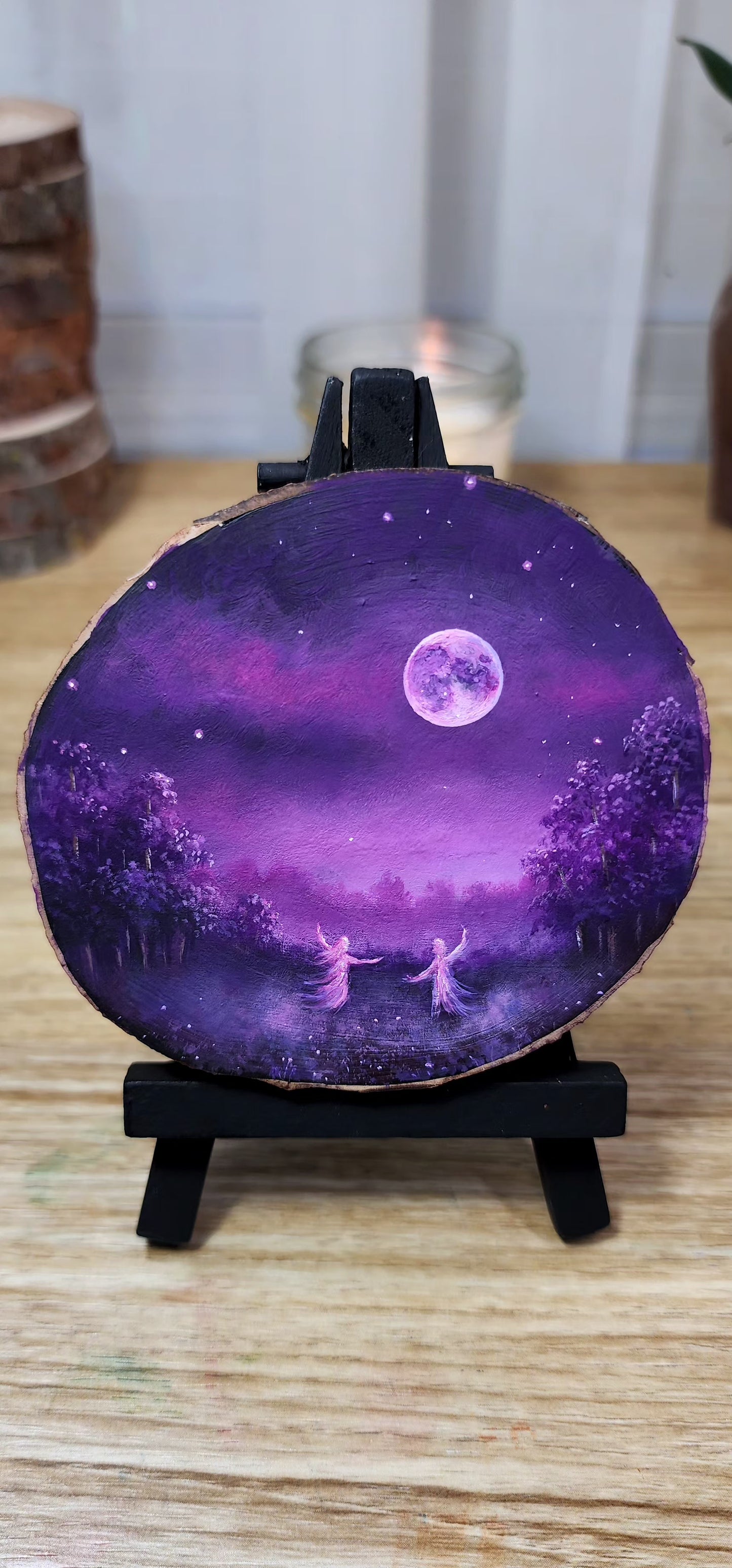 "Spirits Dance Under the Full Moon"