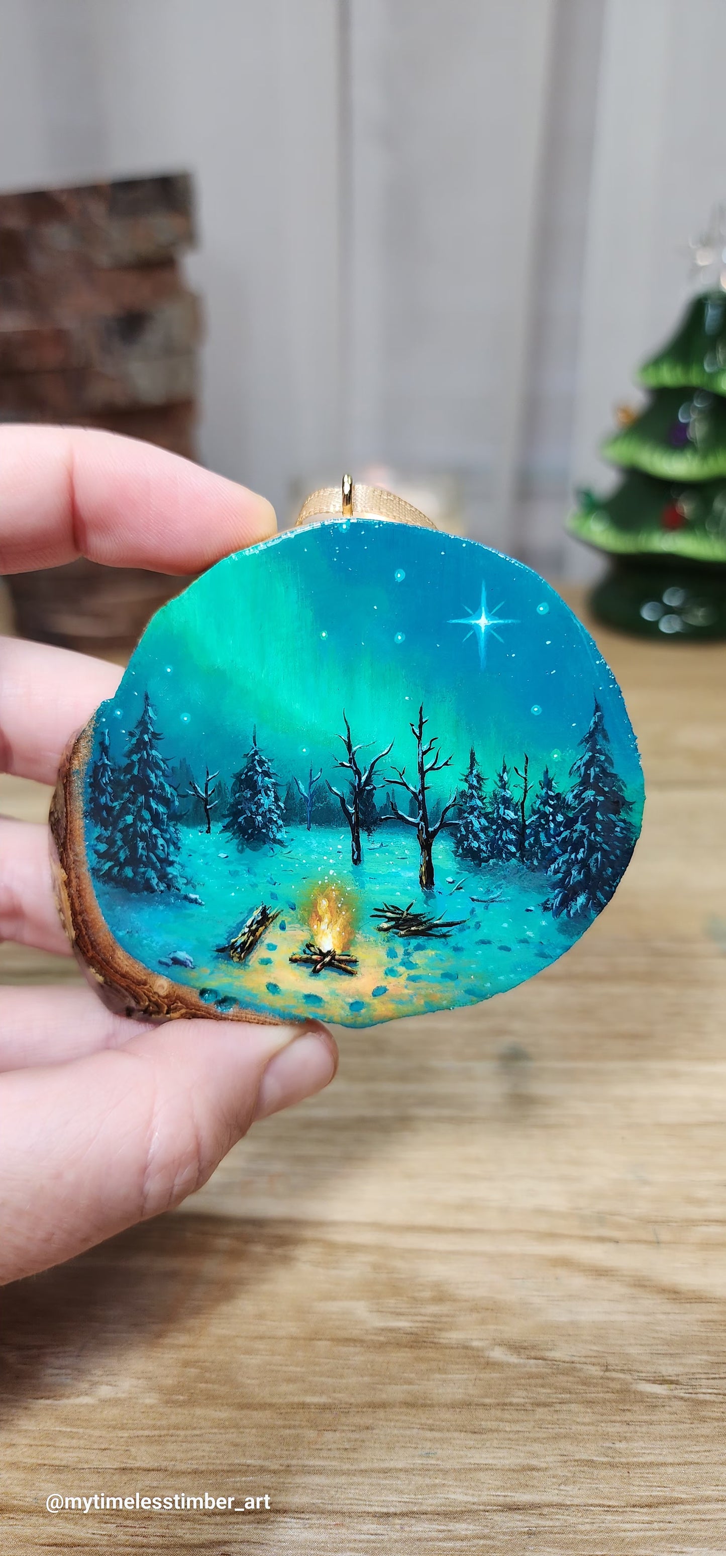 "Gathering Wood on a Cold Night"