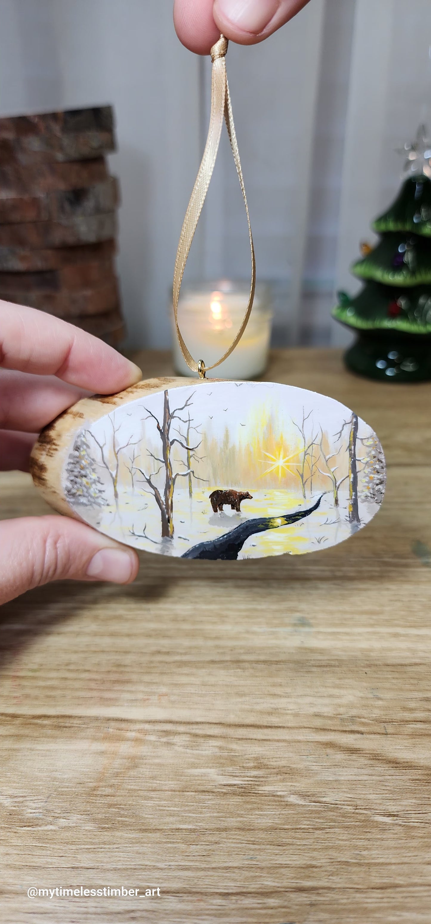 "The Bear Walks Towards the Cold Stream"