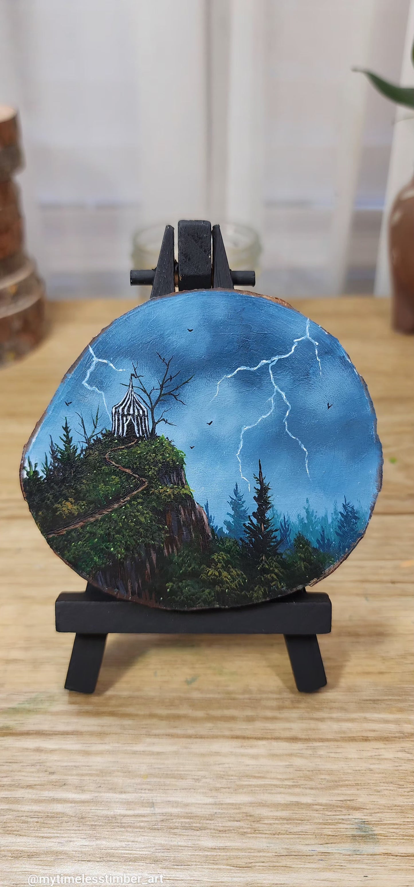 "Spooky Circus Tent on the Hill"