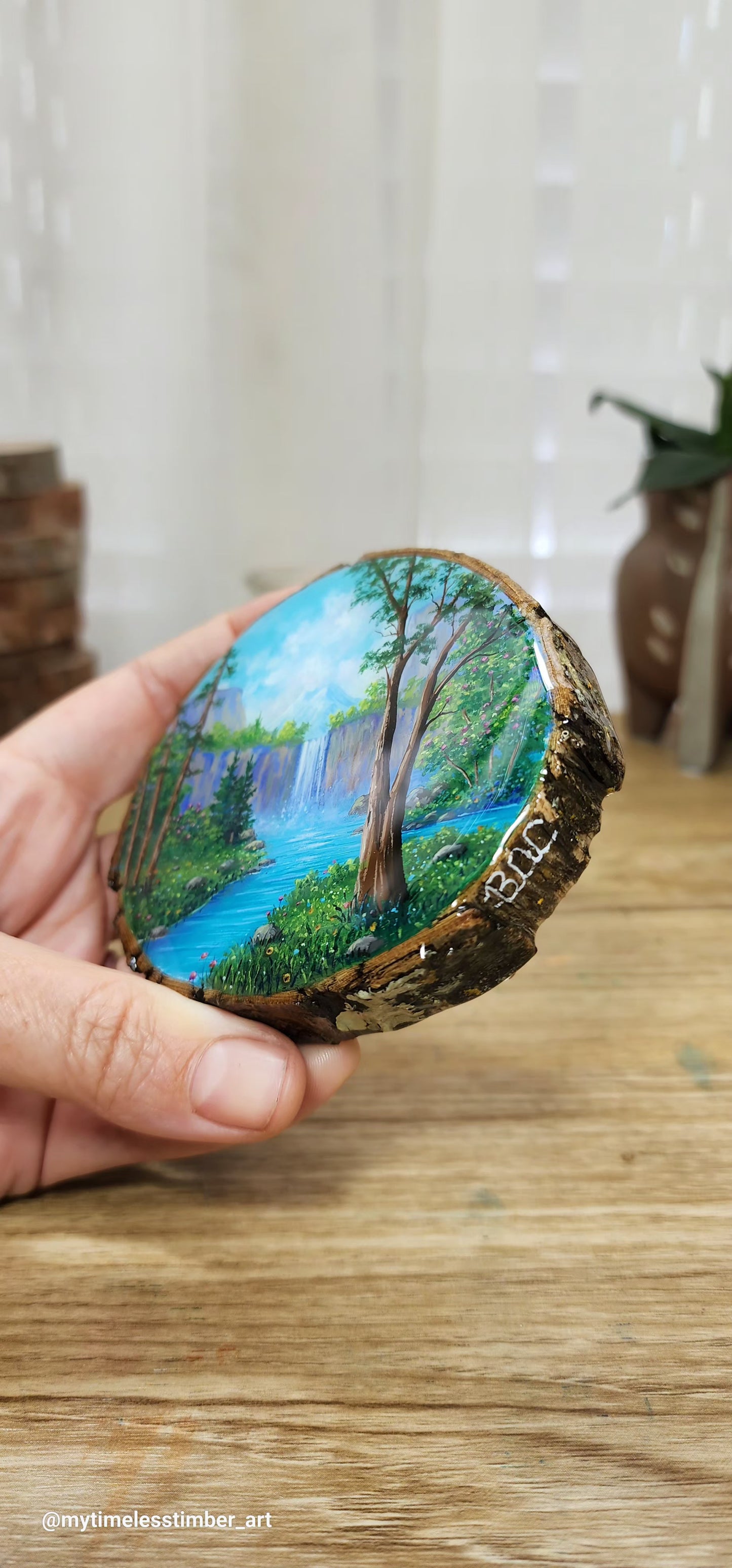"Spring Day by the Stream