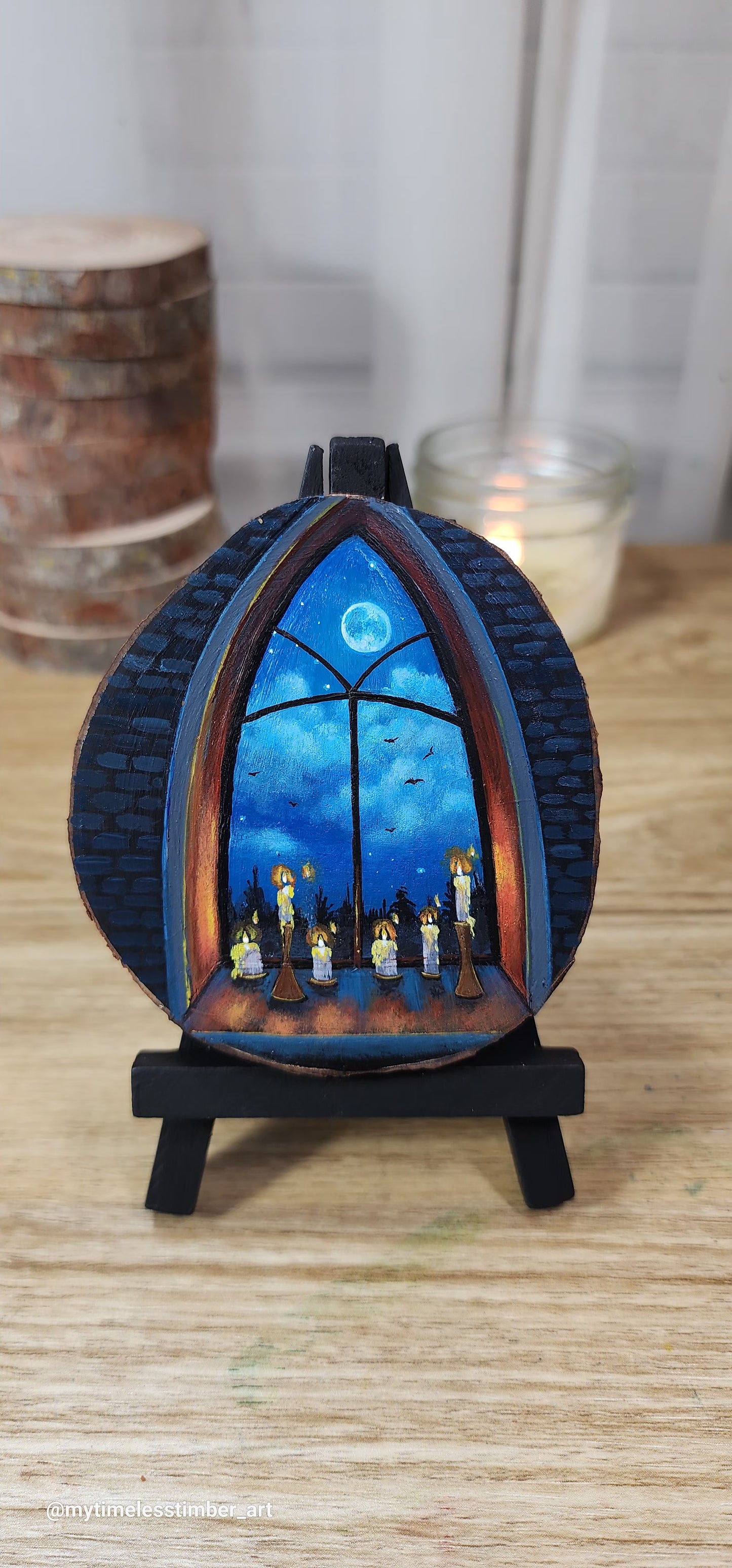 "Moon Glows Through the Window"