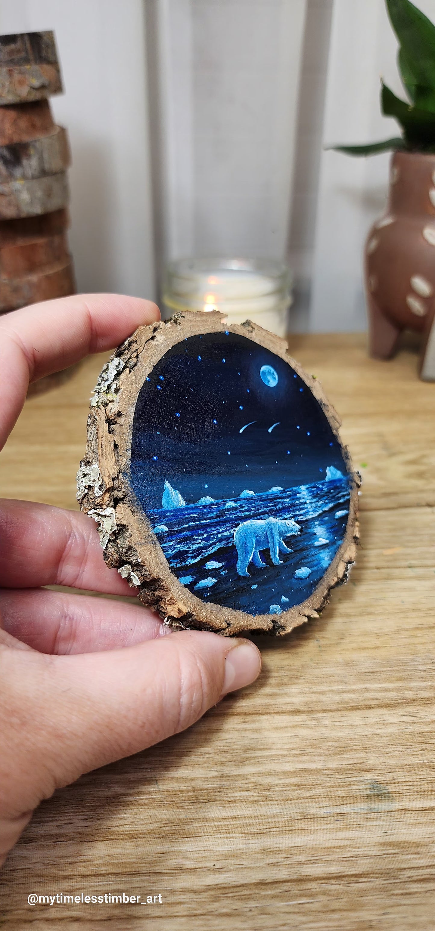 "A Walk Along the Icy Beach"