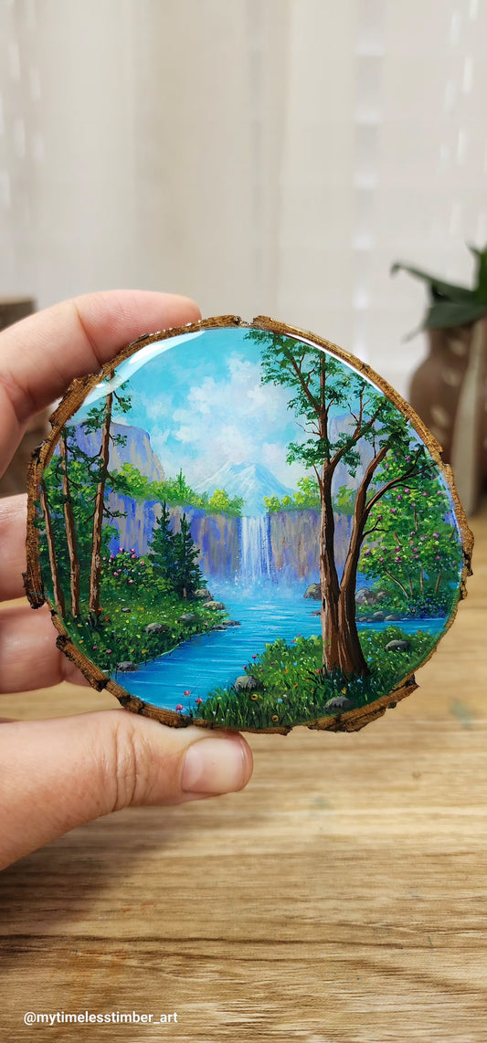 "Spring Day by the Stream