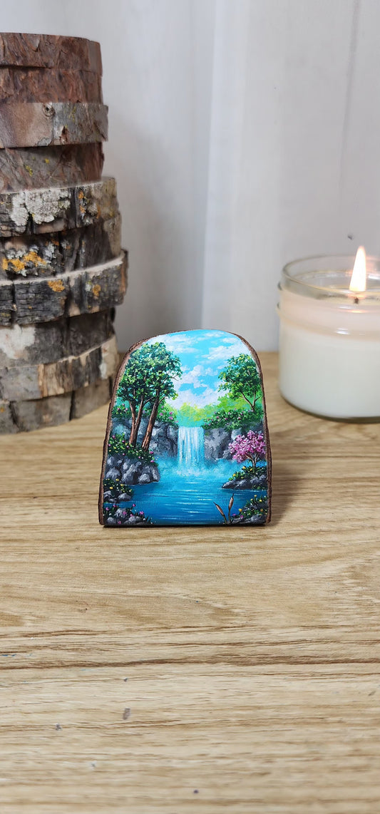"Waterfall in the Spring"
