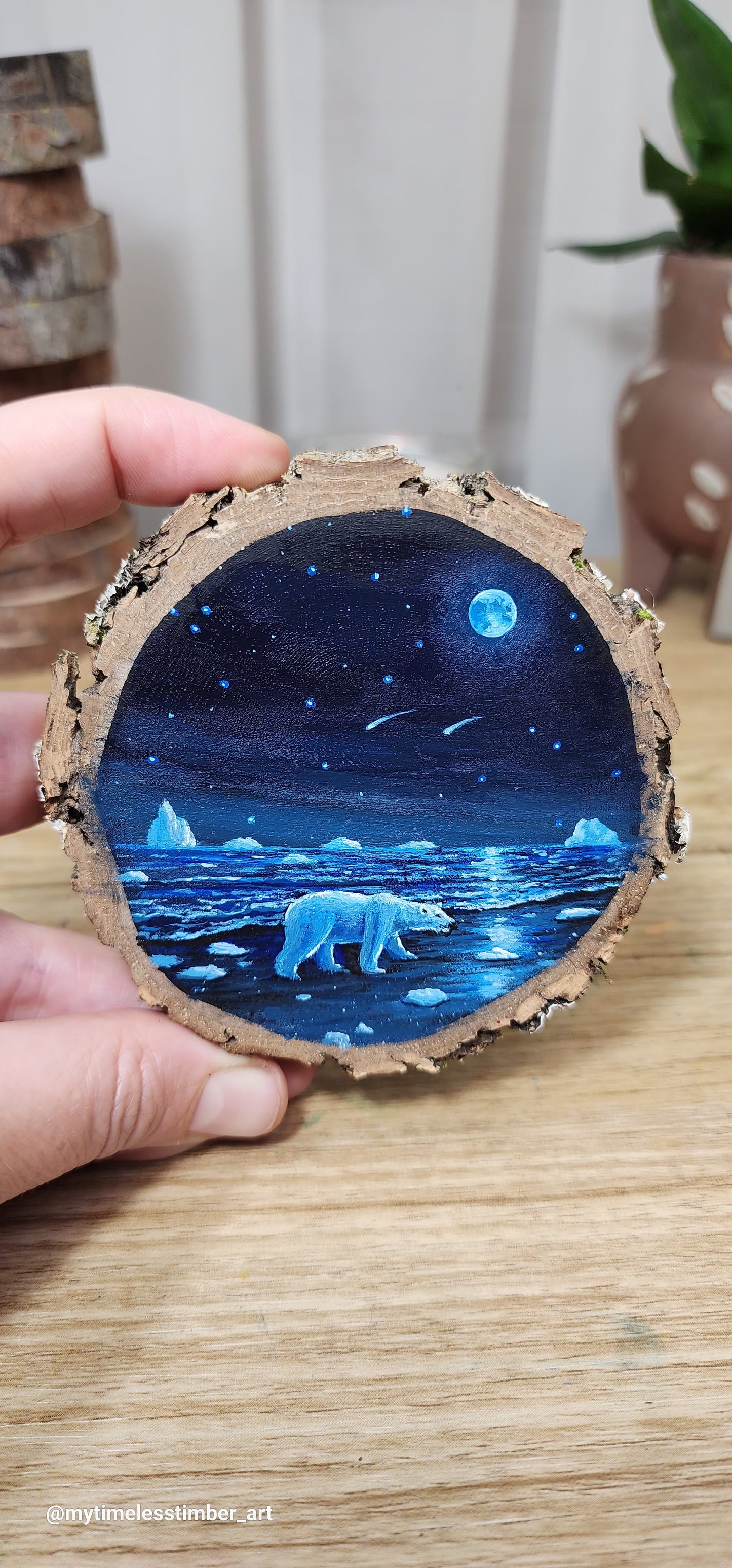 "A Walk Along the Icy Beach"