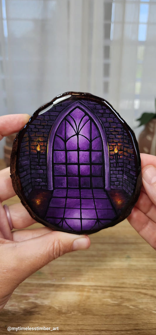 "Inside Draculas Castle"