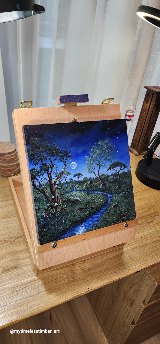 "Full Moon at Blue Twilight"