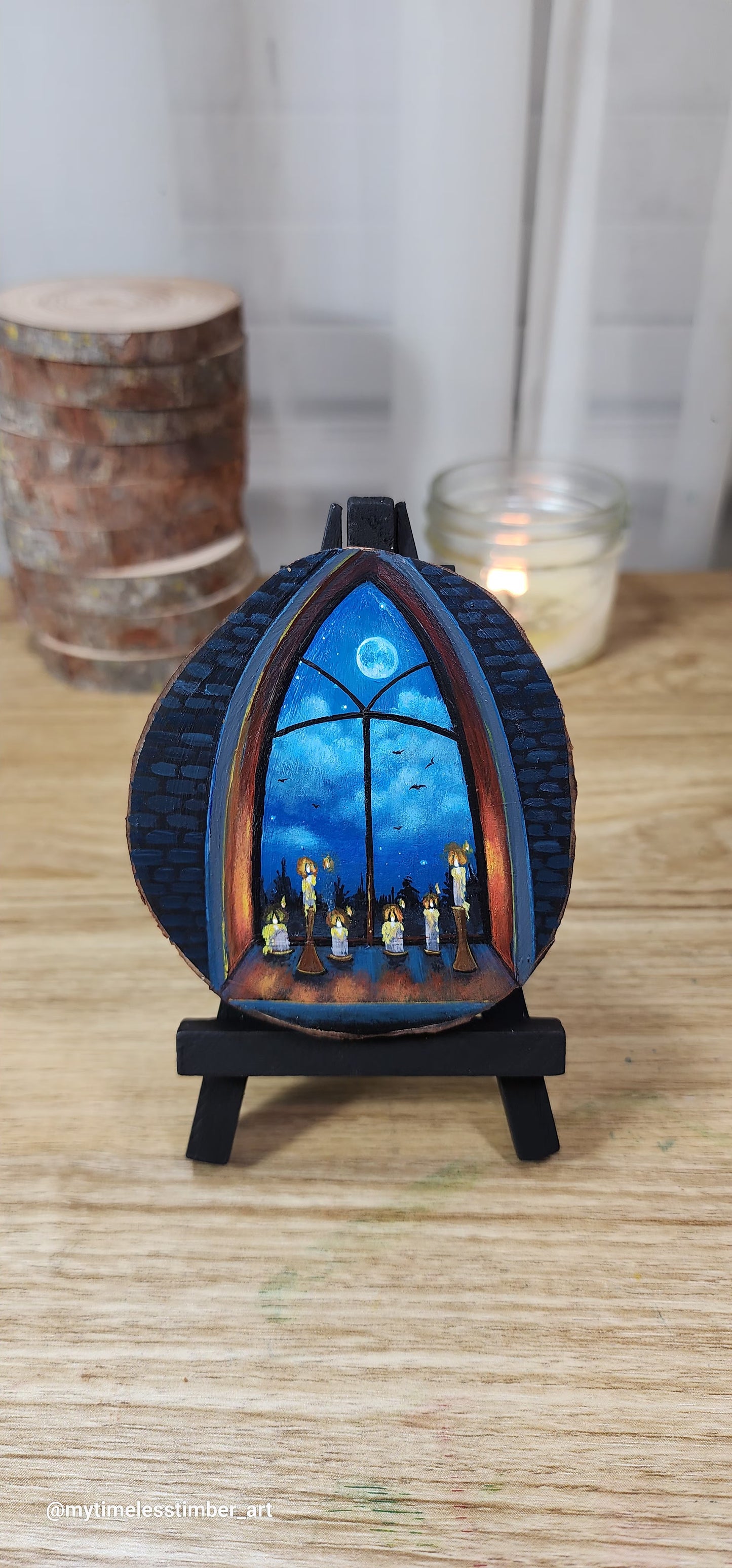 "Moon Glows Through the Window"