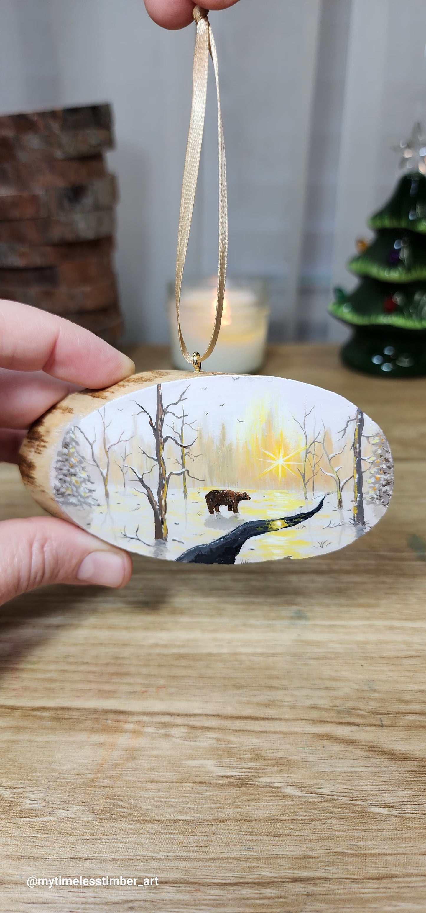 "The Bear Walks Towards the Cold Stream"